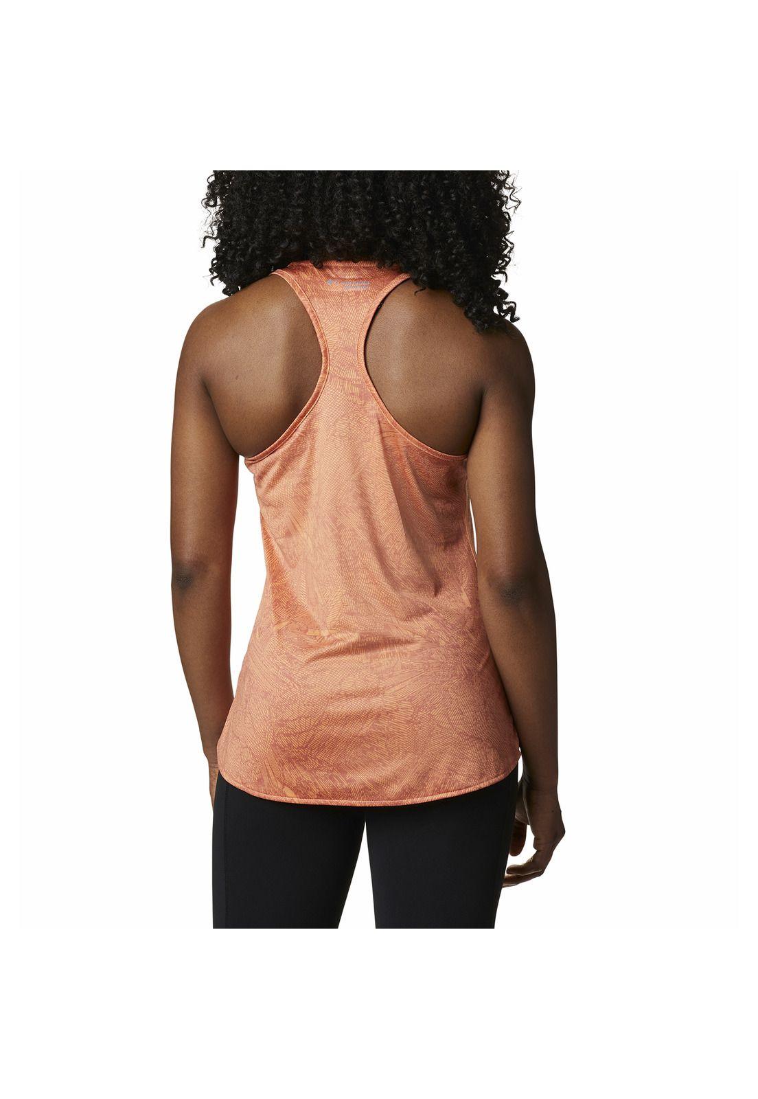 Polera S/M Mujer W Trinity Trail Ii Naranja-1