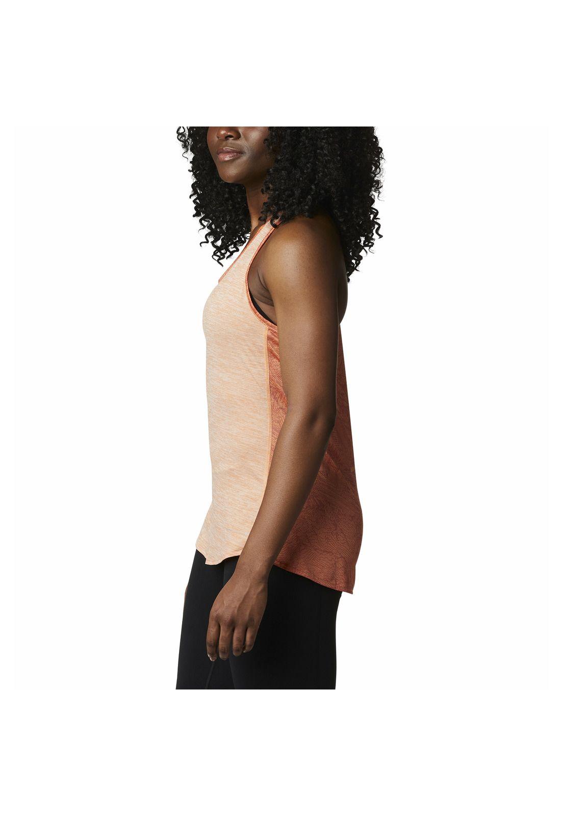 Polera S/M Mujer W Trinity Trail Ii Naranja-2