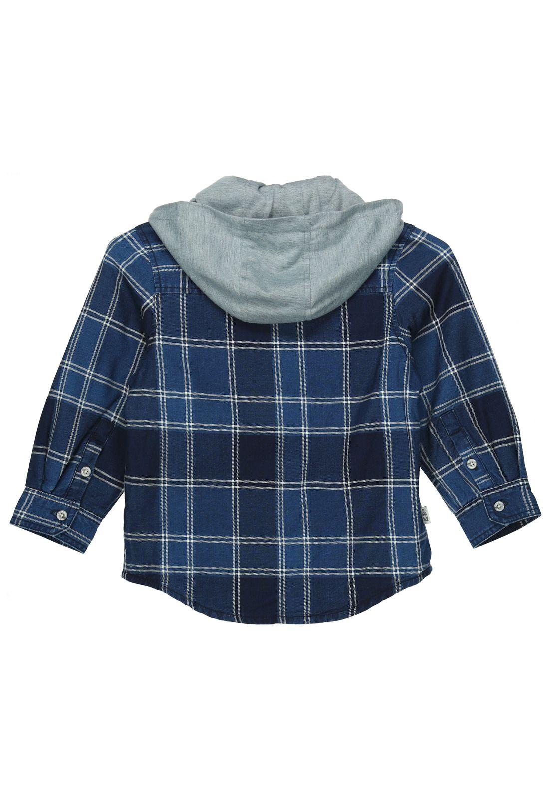 Camisa Niño Capucha Denim-4