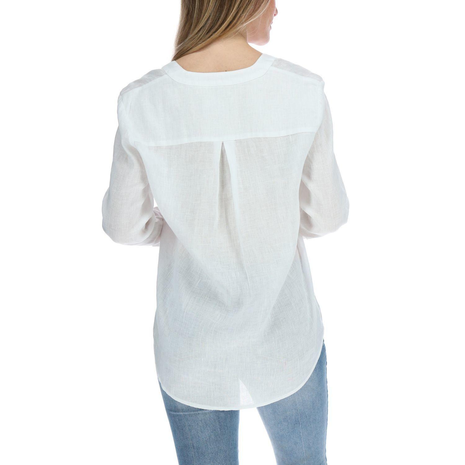 Blusa Manga Larga Mujer Lio Blanco-2