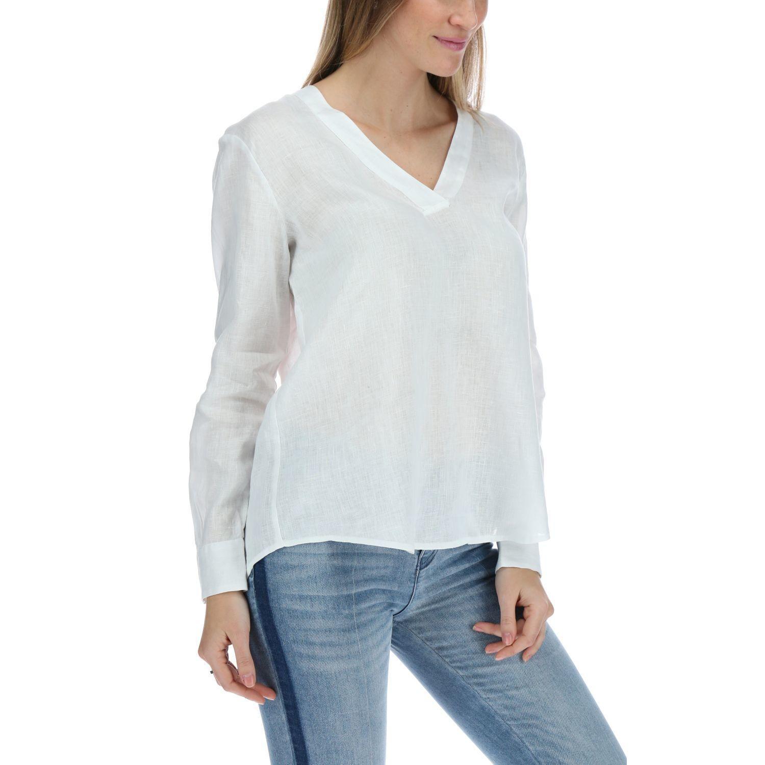 Blusa Manga Larga Mujer Lio Blanco-3