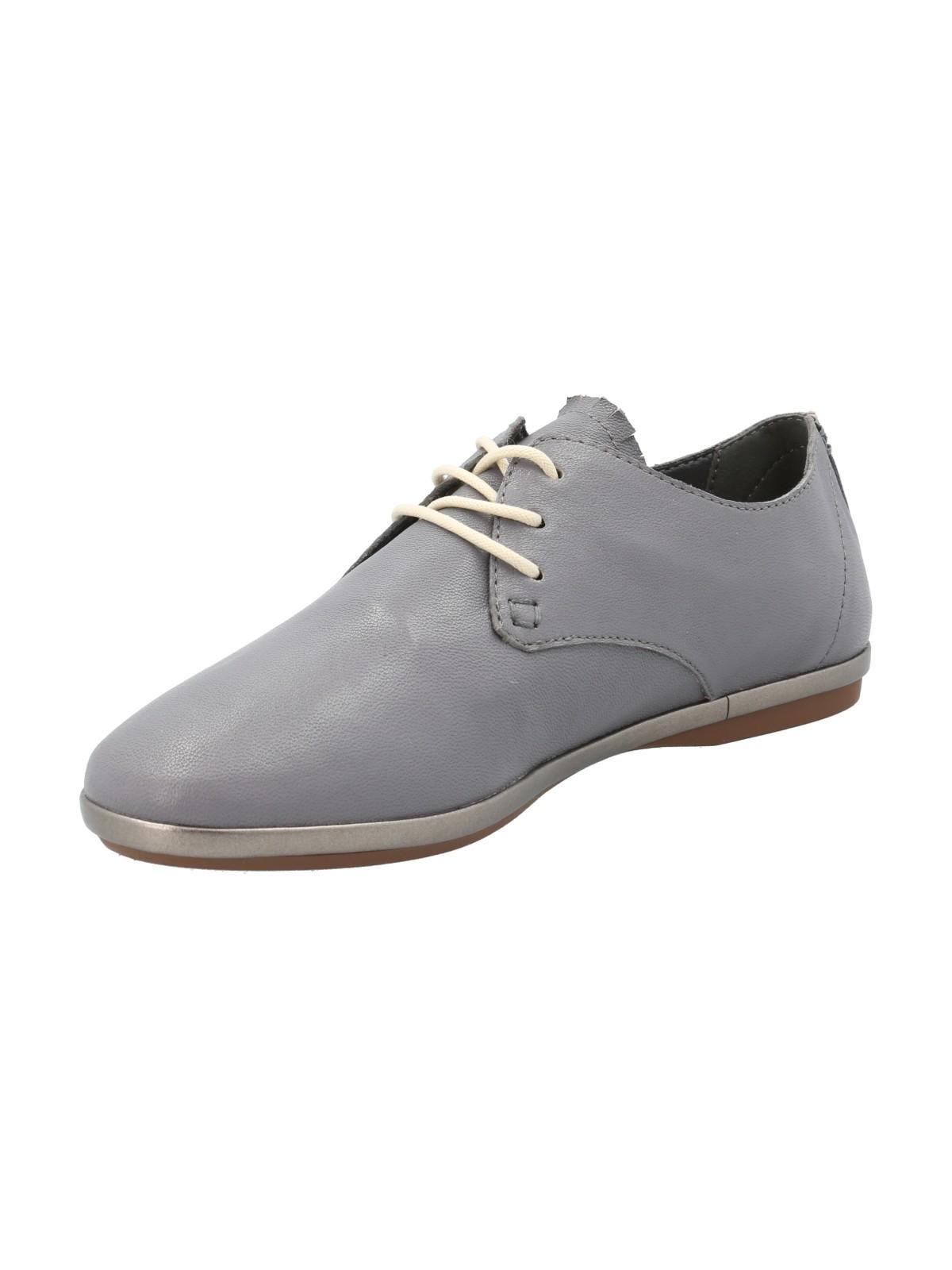 Zapato Cuero Mujer Patmos Gris-4