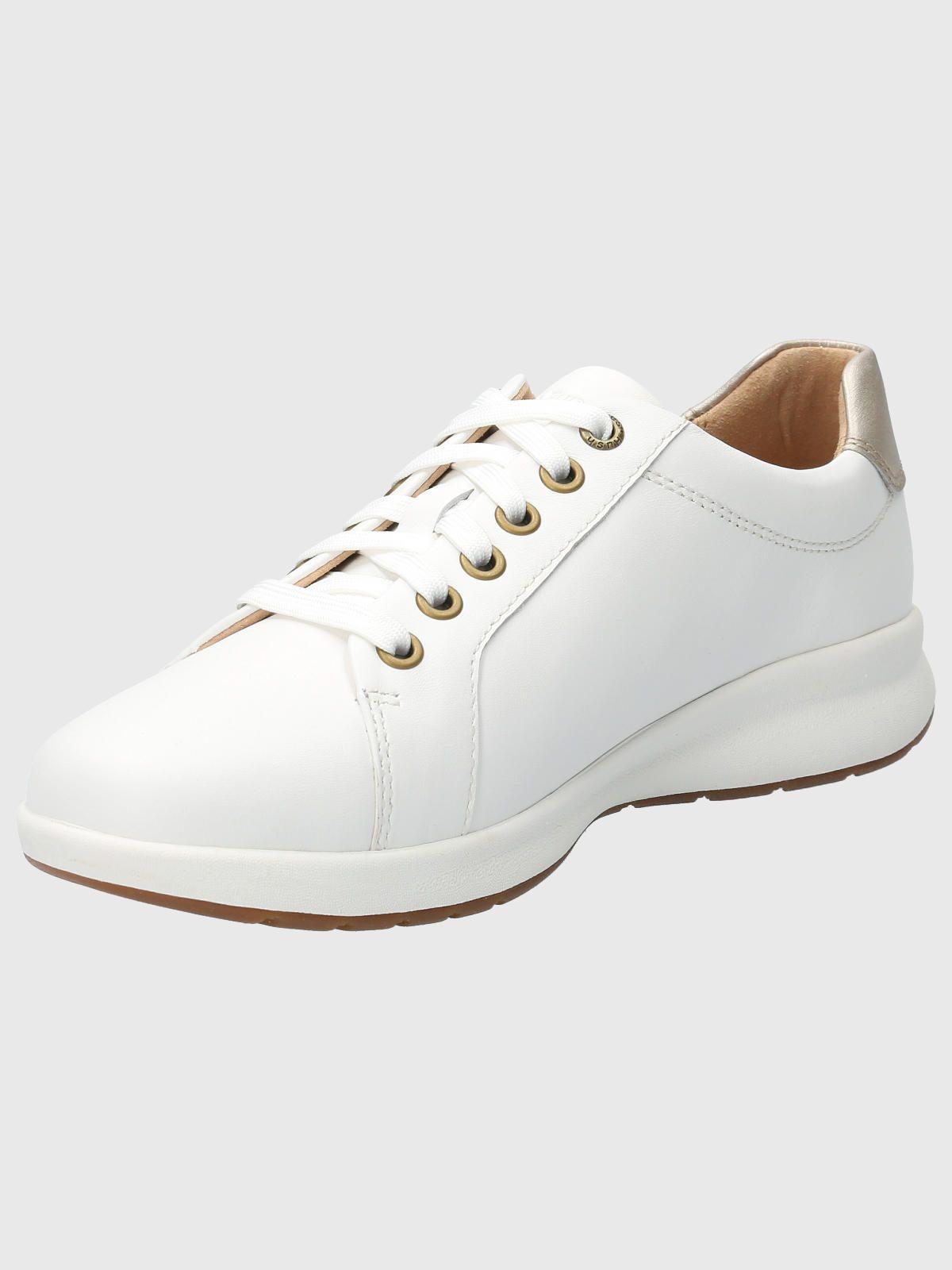 Zapatilla Cuero Mujer Spinal Laceup Blanco-4