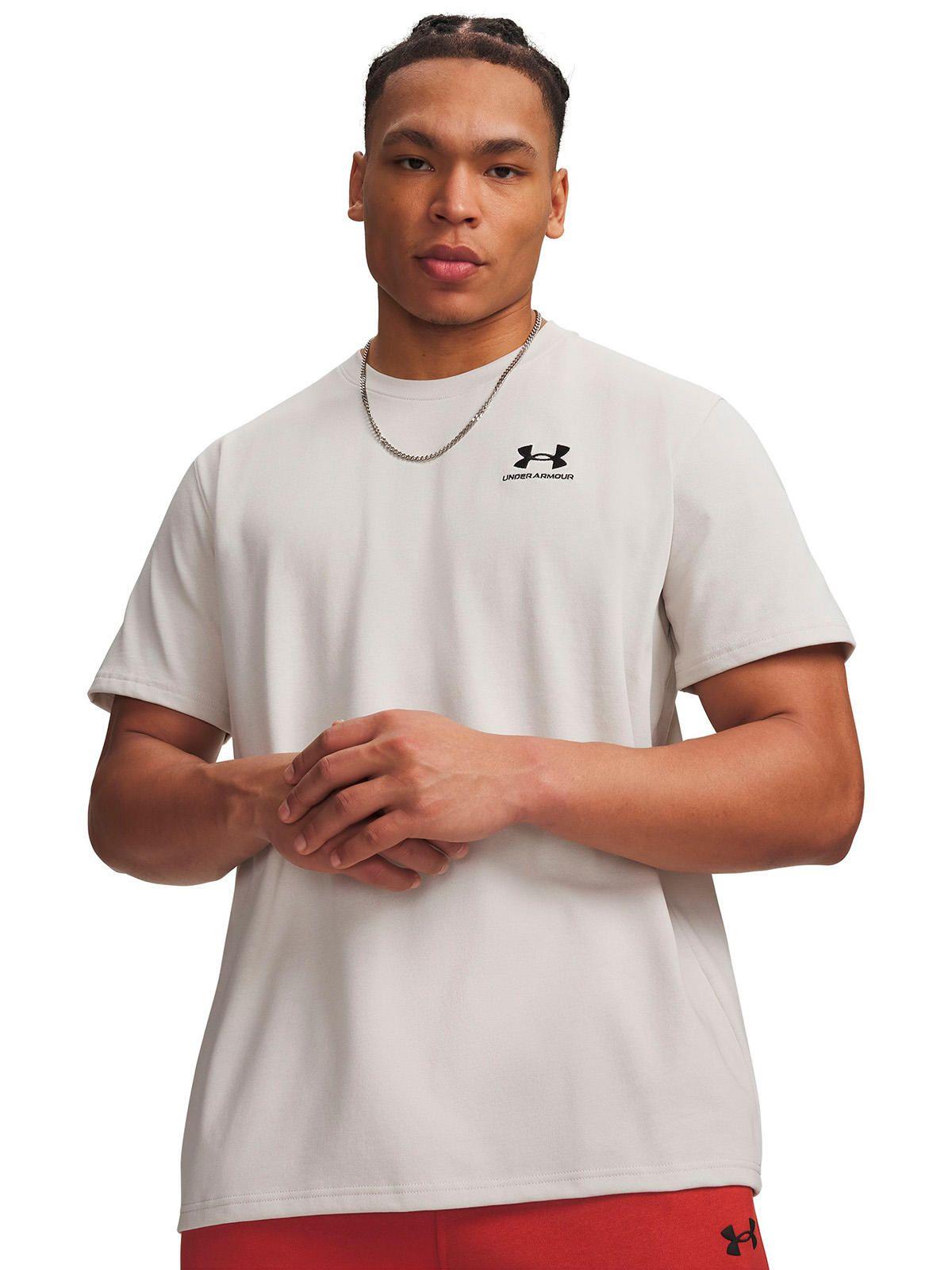 Polera Logo Heavyweight blanco Hombre-0