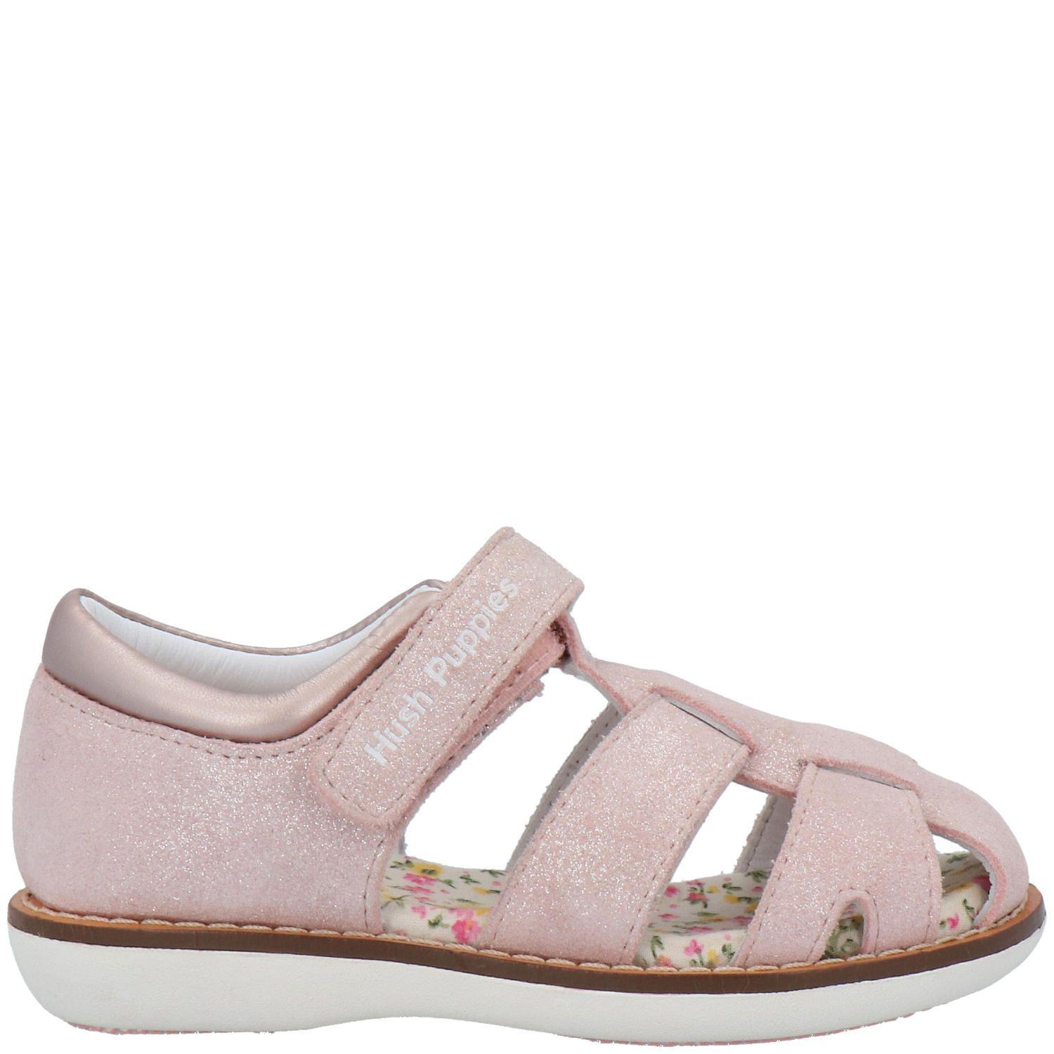 Sandalia Cuero Niña Abaco Rosa-1