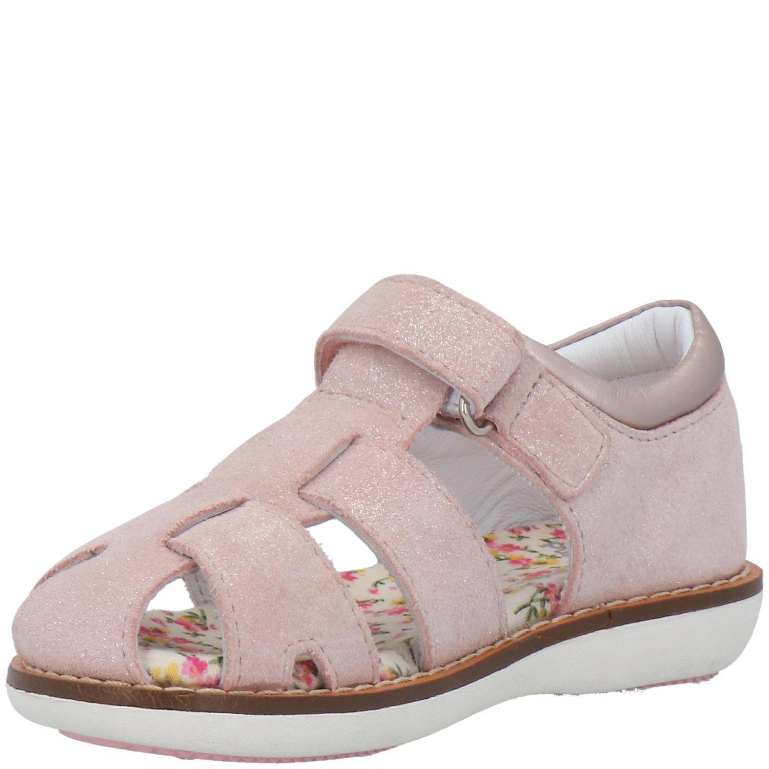 Sandalia Cuero Niña Abaco Rosa-3