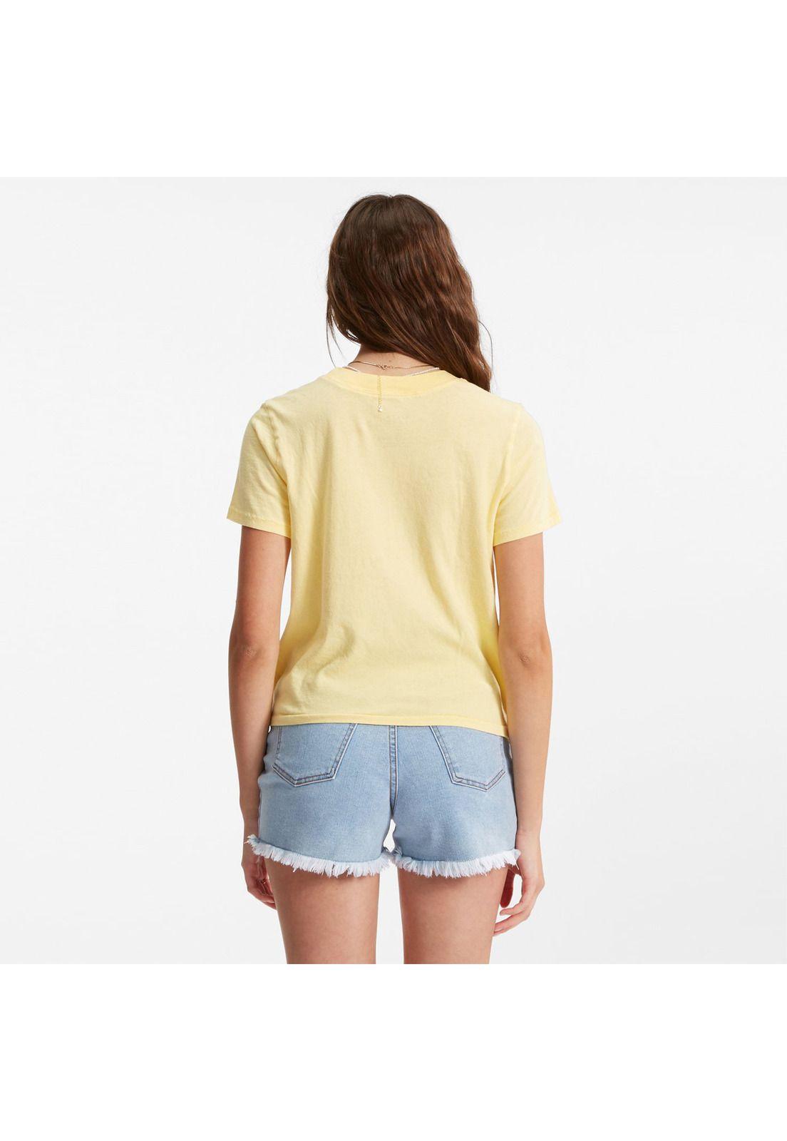 Polera M/C Mujer Go Your Own Way Mostaza-1