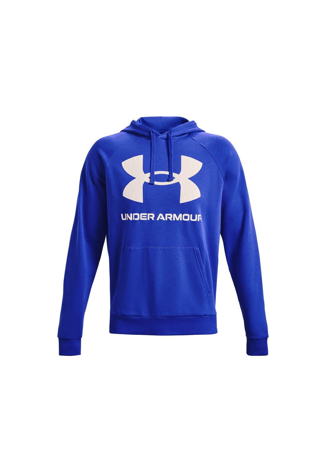 Polerón Hombre Rival Fleece Bi L Hd Azul-0