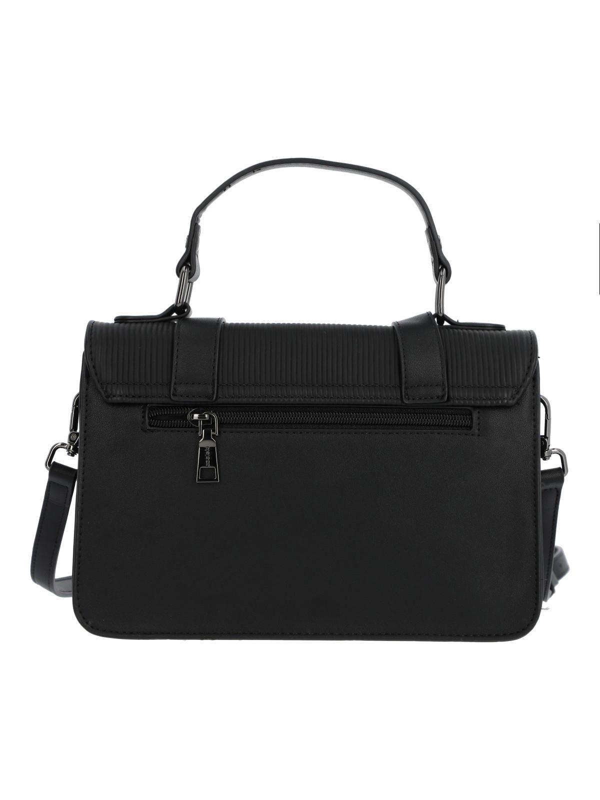 Cartera Mujer Ludovica Cross Negro-2