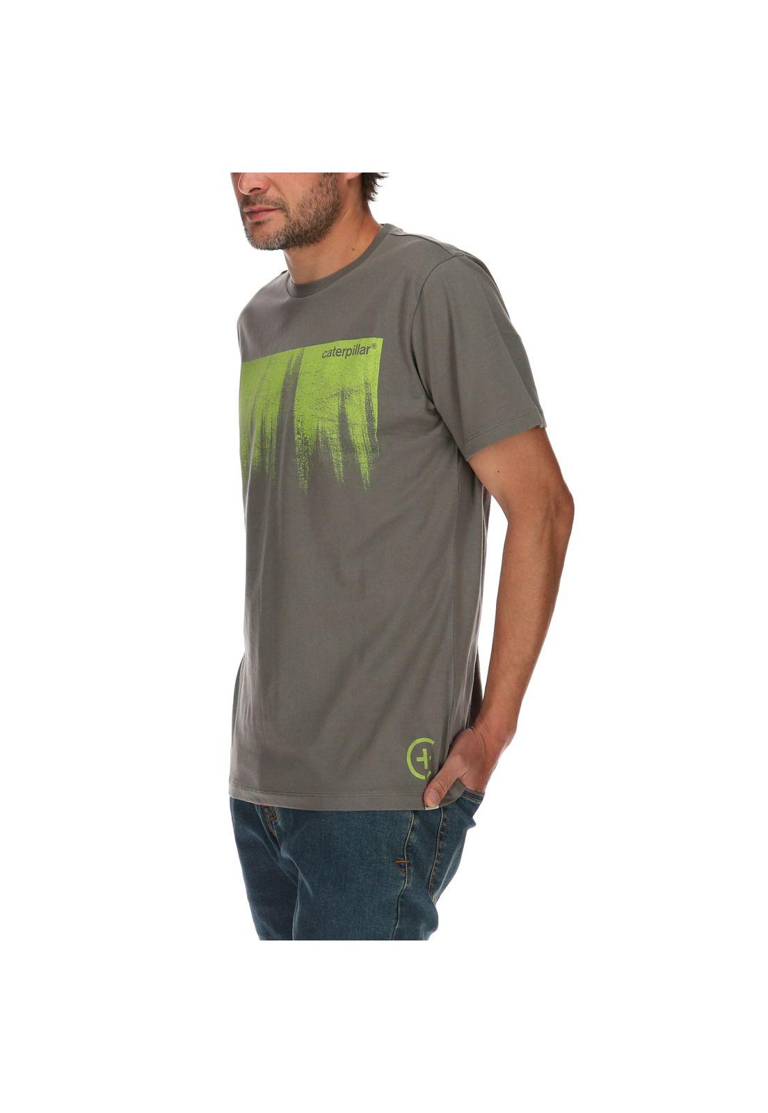 Polera Hombre Contech Negative Space Gris-1