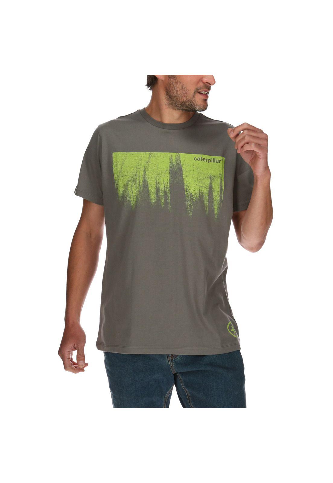 Polera Hombre Contech Negative Space Gris-3