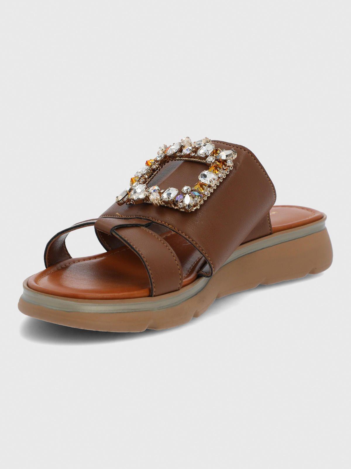 Sandalia Cerutti Mujer Molara Café-5