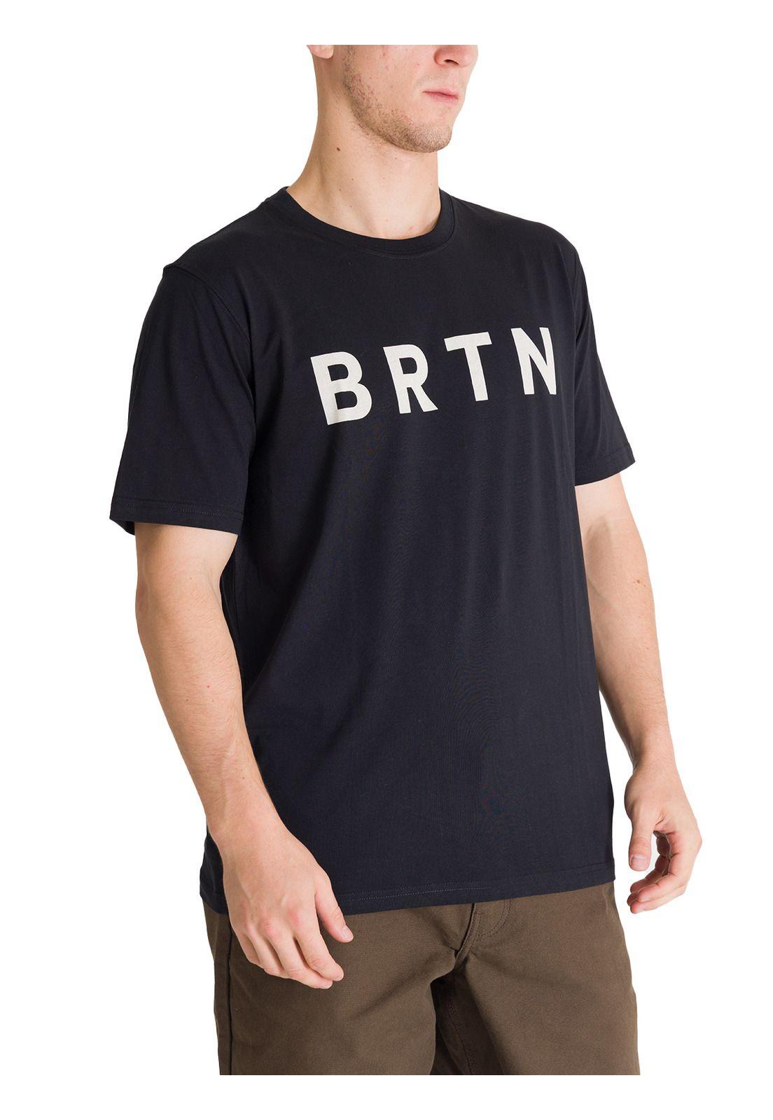 Polera Manga Corta Hombre Brtn Negra Burton-1