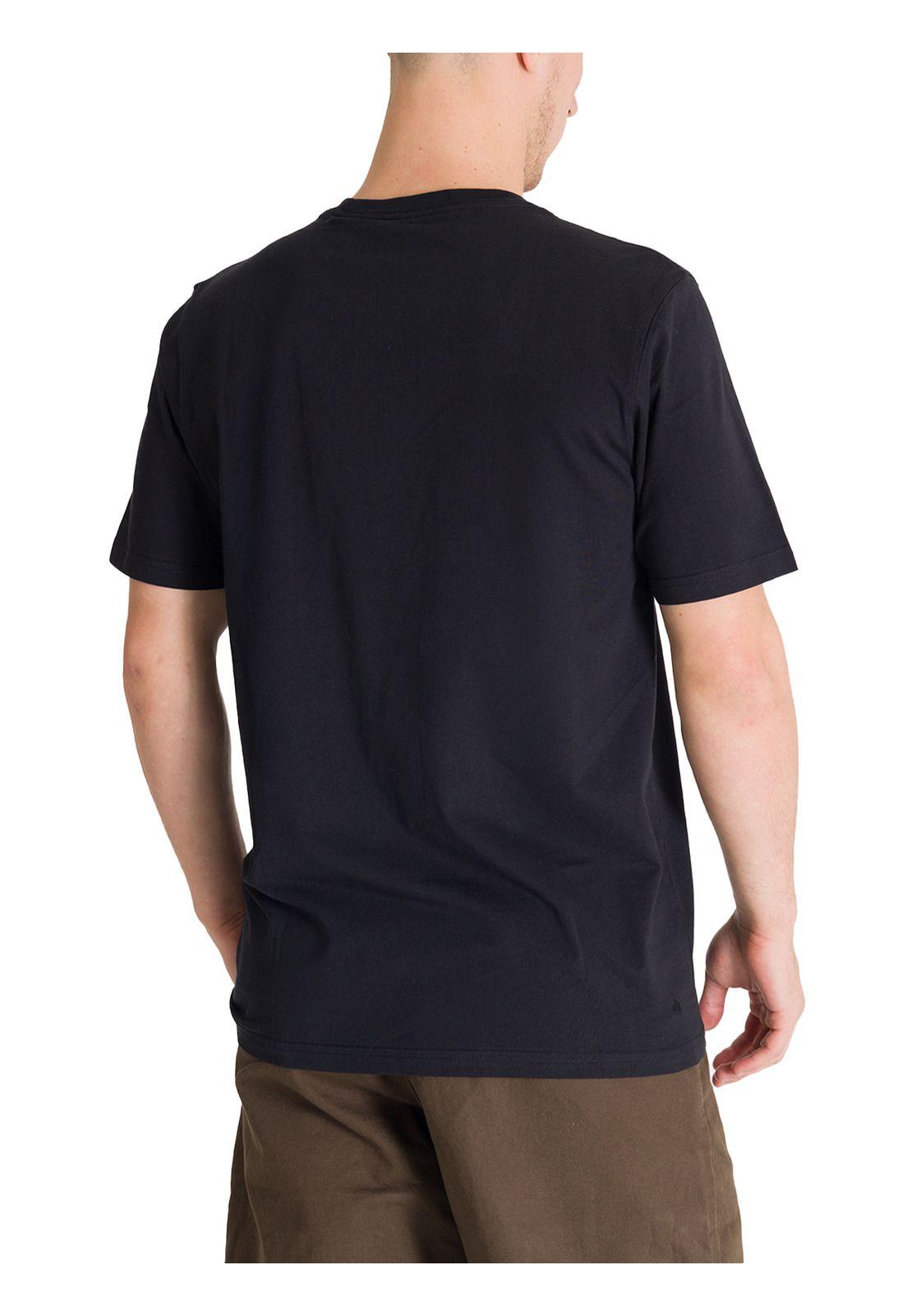Polera Manga Corta Hombre Brtn Negra Burton-2