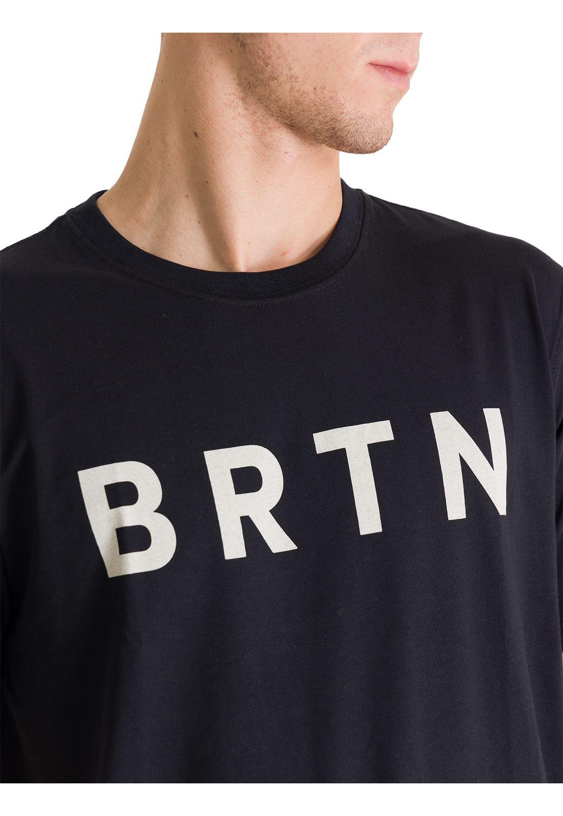 Polera Manga Corta Hombre Brtn Negra Burton-3