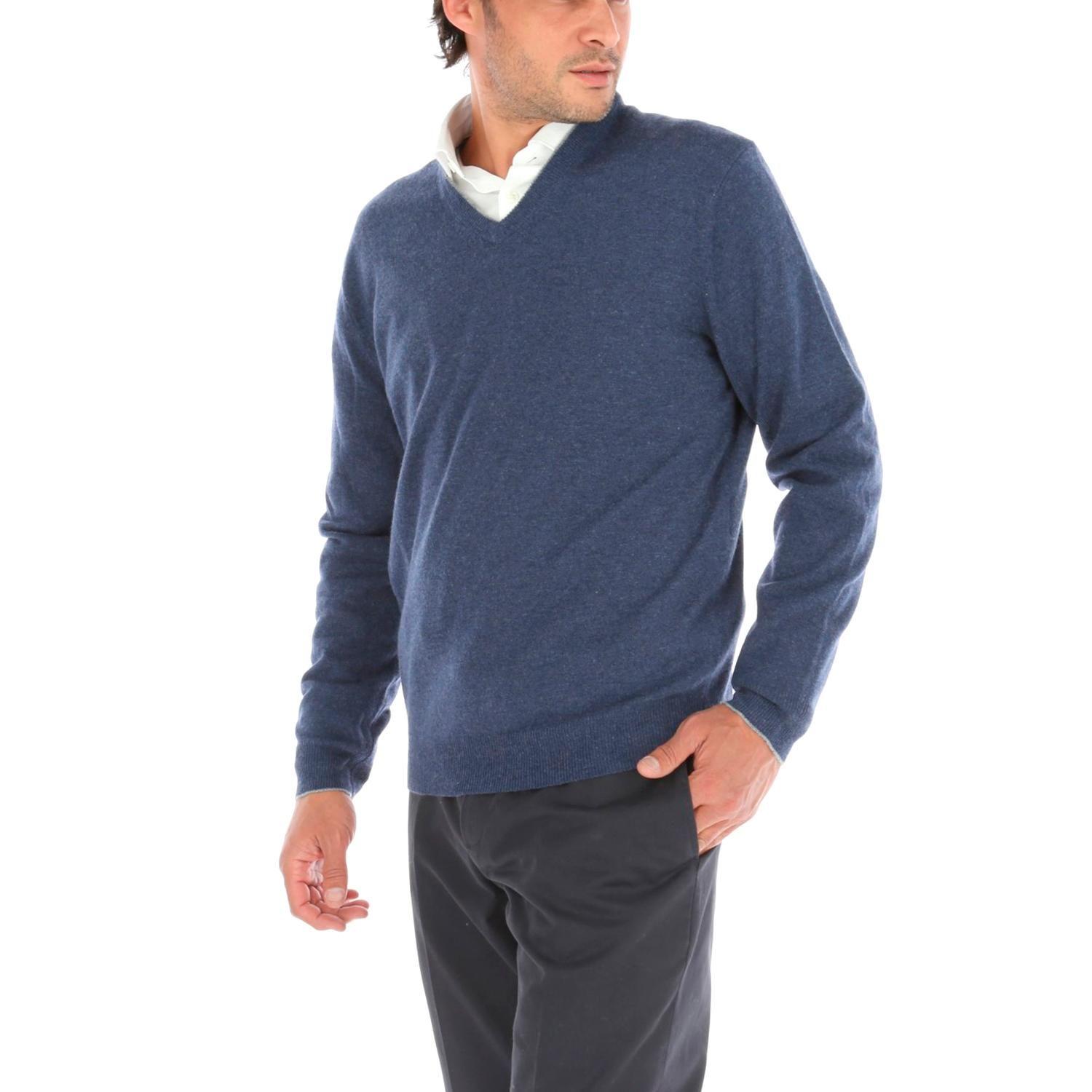 Sweater Cashmere Rockford Azul-3