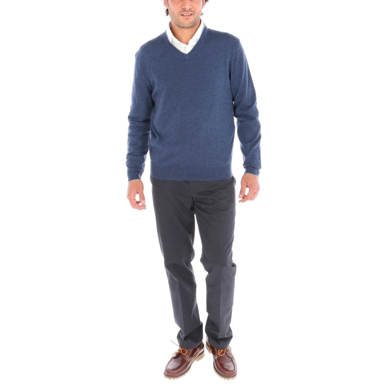 Sweater Cashmere Rockford Azul-4