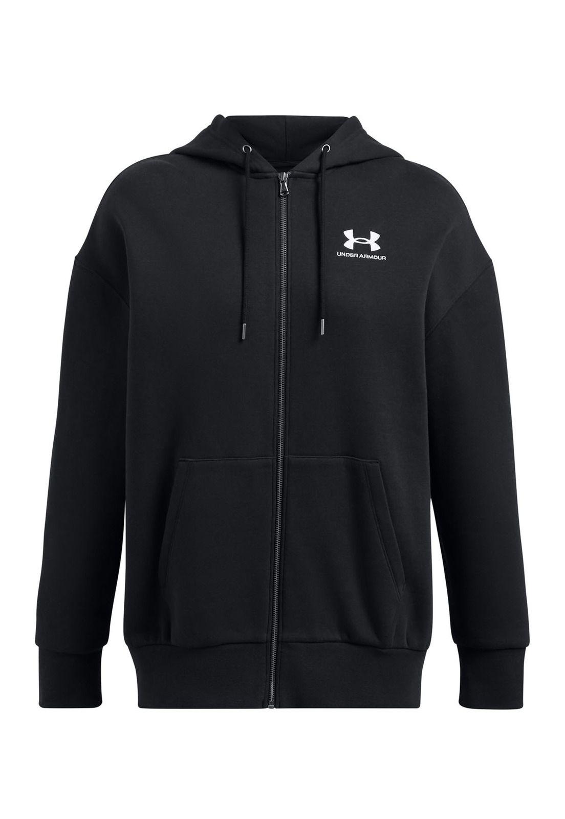 Polerón Oversize con Icon para mujer Negro-0