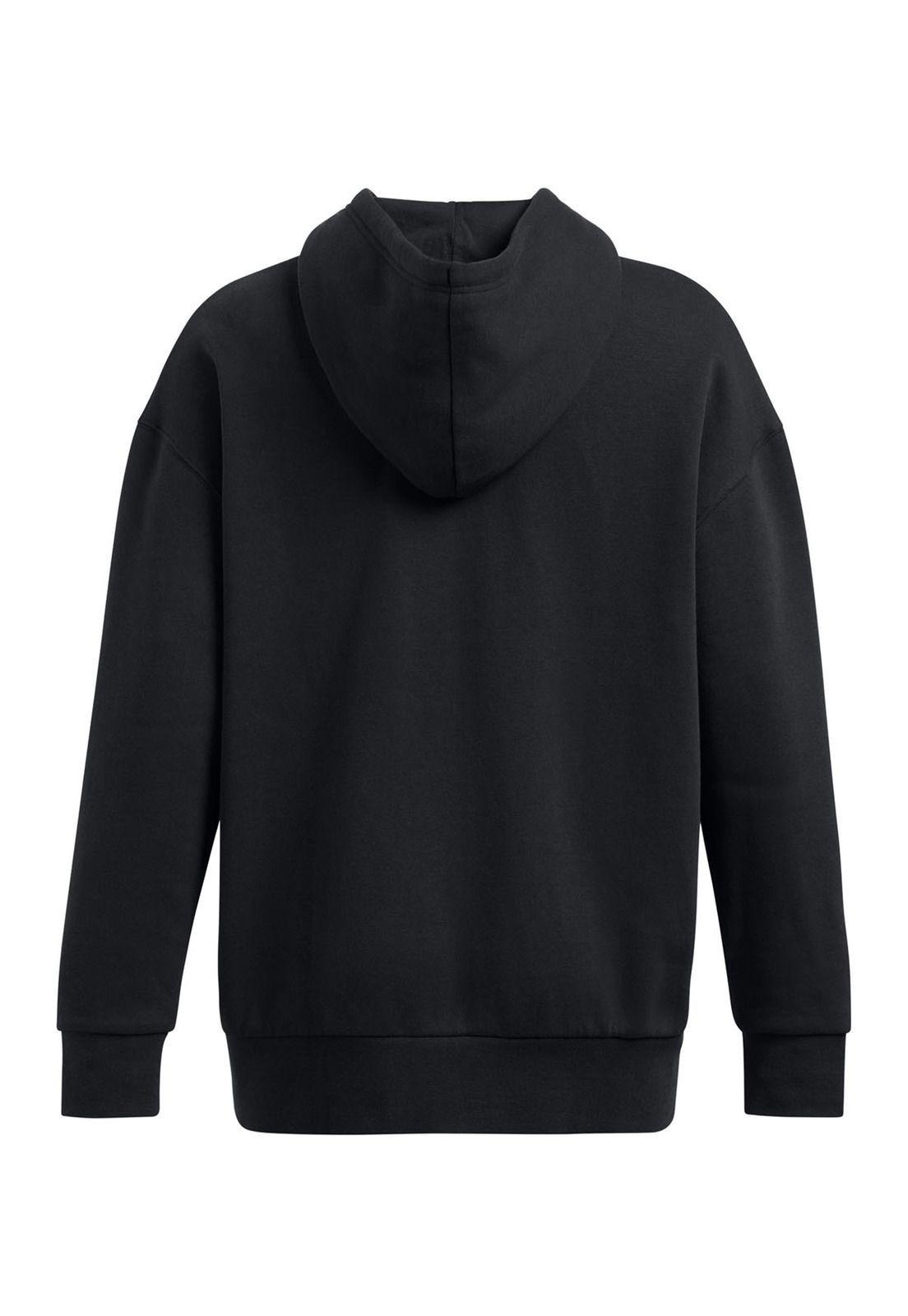 Polerón Oversize con Icon para mujer Negro-1