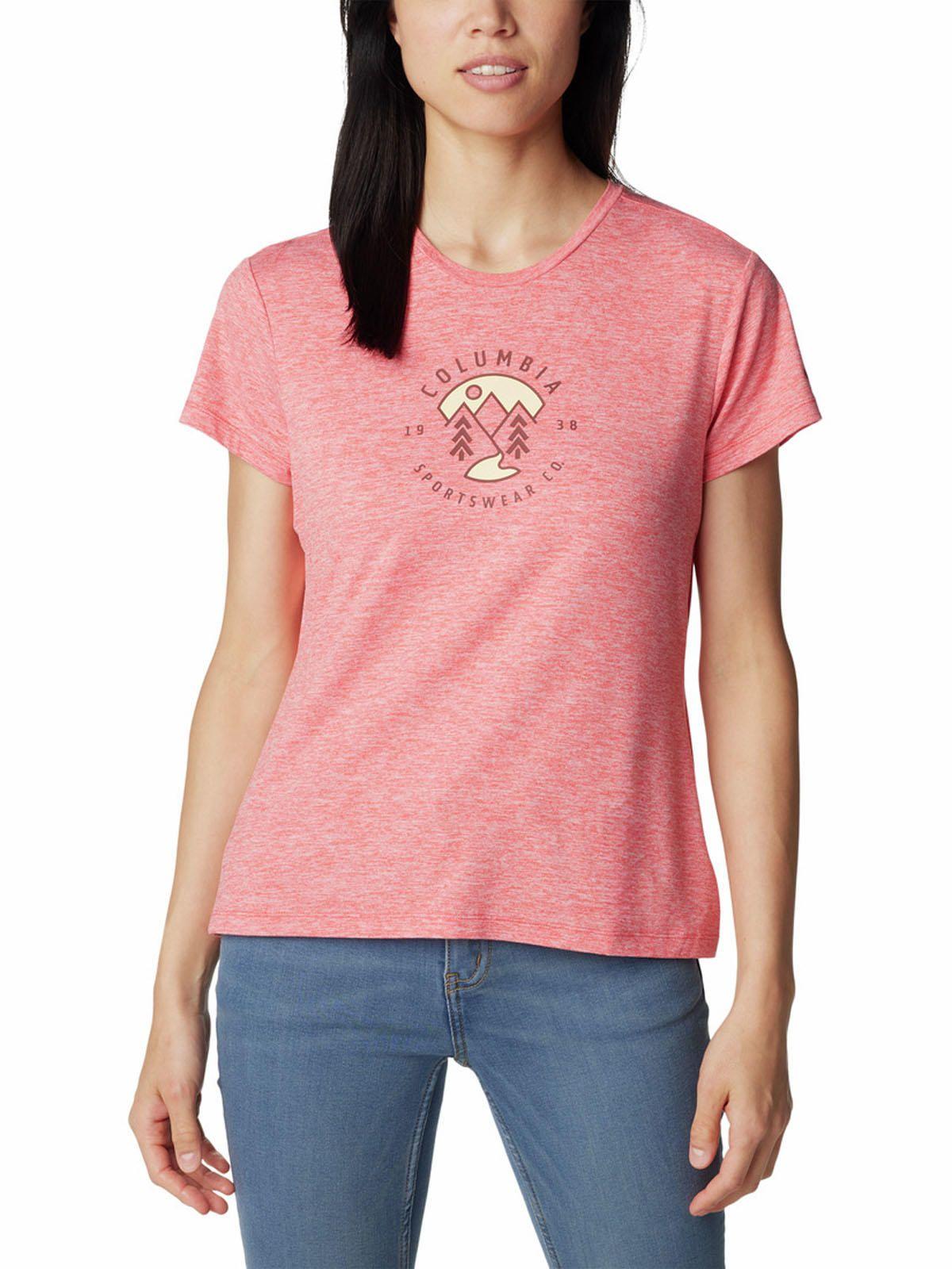 Polera Mujer Sloan Ridge Graphic Rojo-0