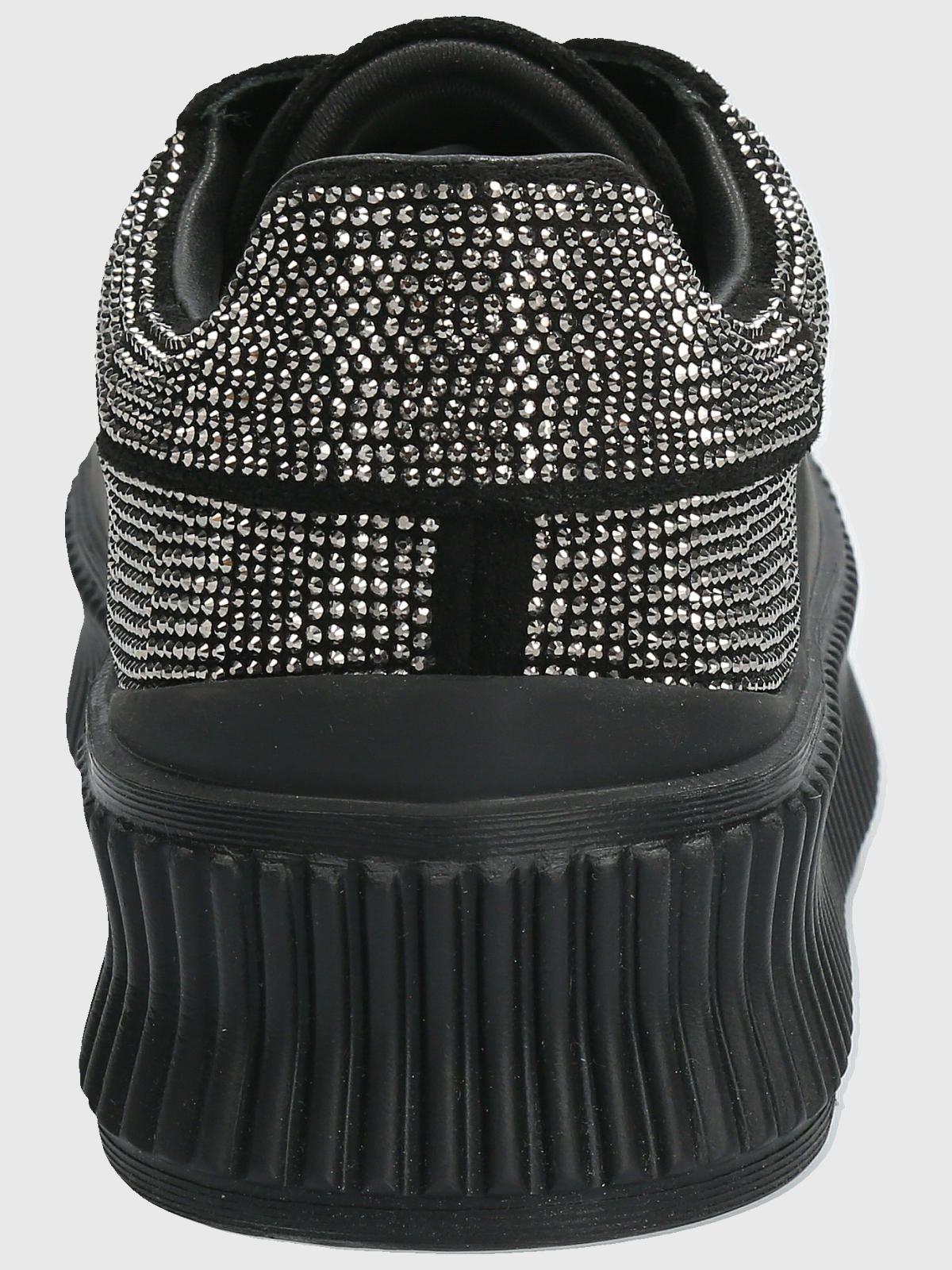 Zapatilla Poliester Mujer Wollie Negro-6