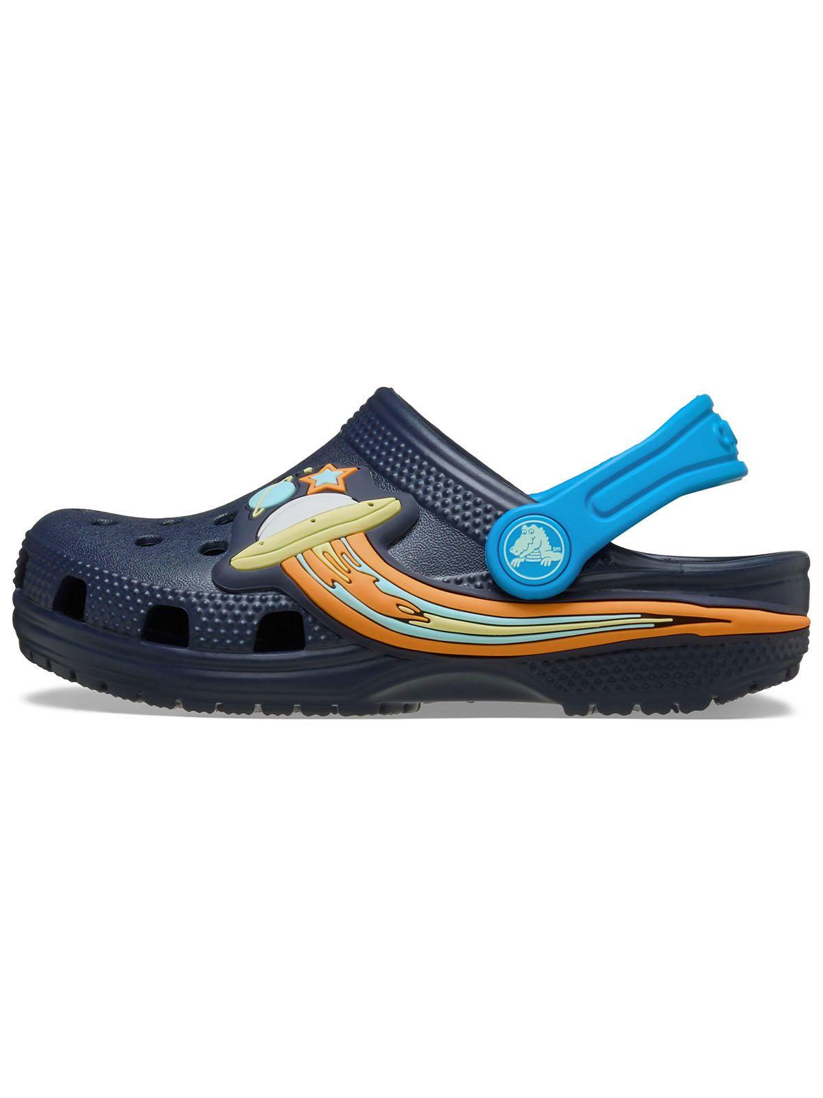 Zueco Crocs Niño Pequeño Classic Espacial T Azul Marino-1