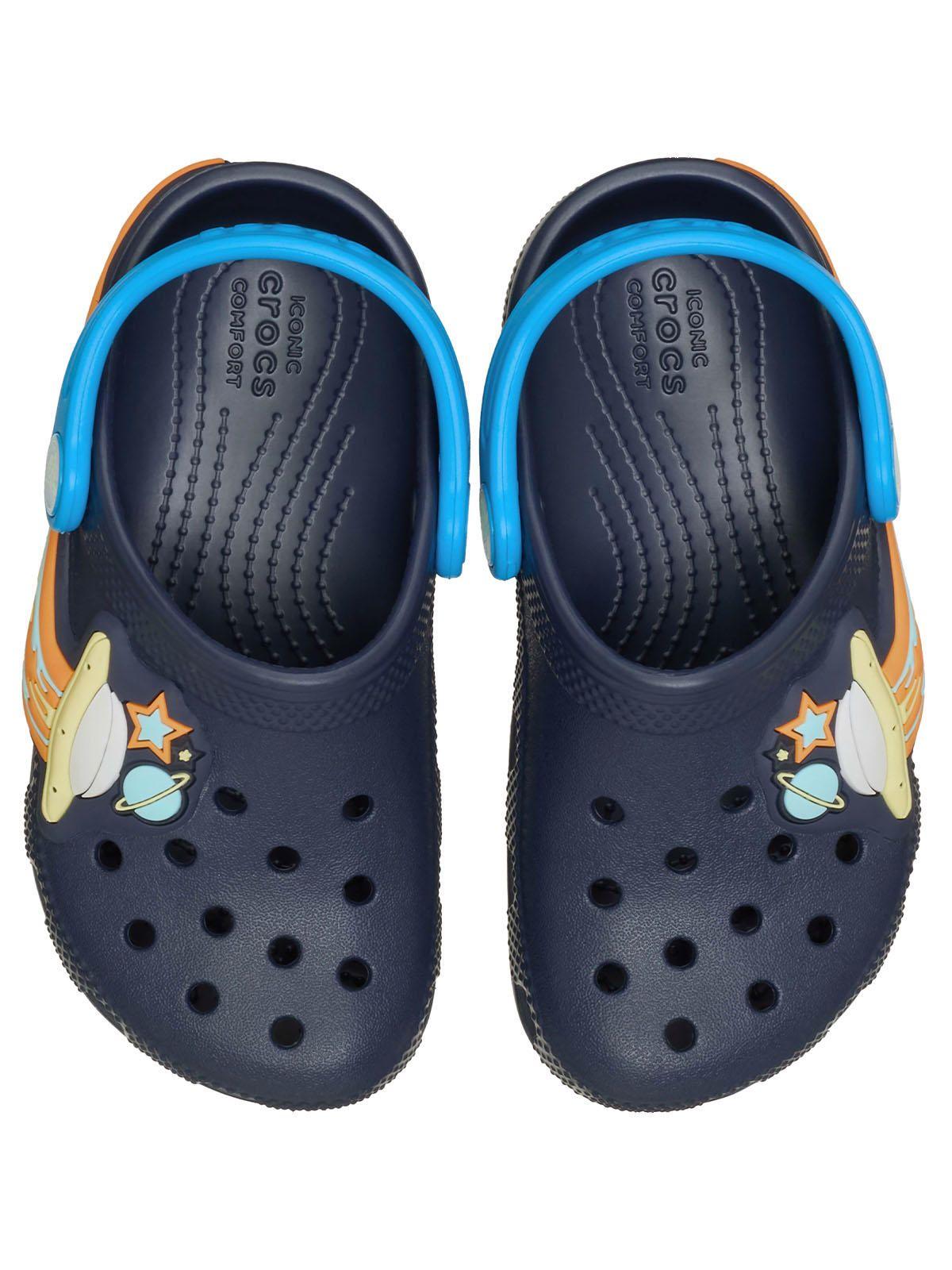 Zueco Crocs Niño Pequeño Classic Espacial T Azul Marino-4