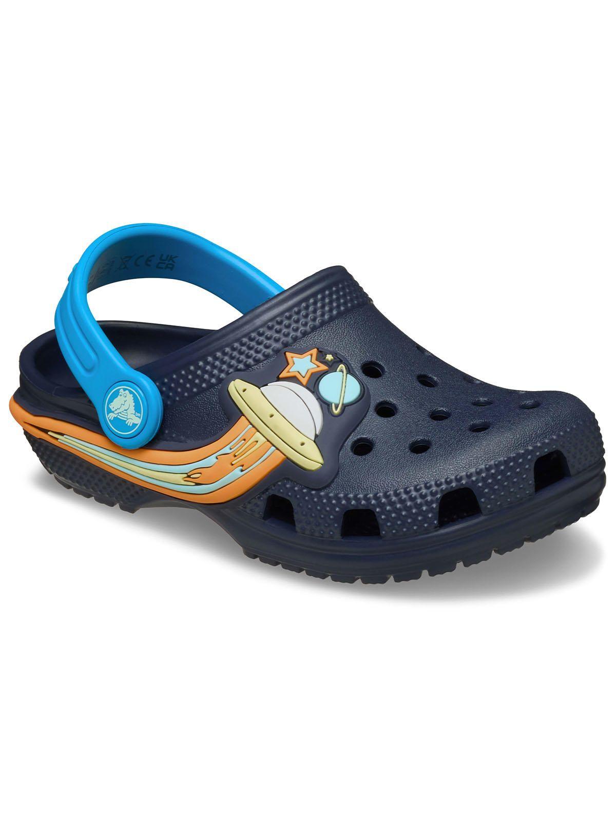 Zueco Crocs Niño Pequeño Classic Espacial T Azul Marino-6