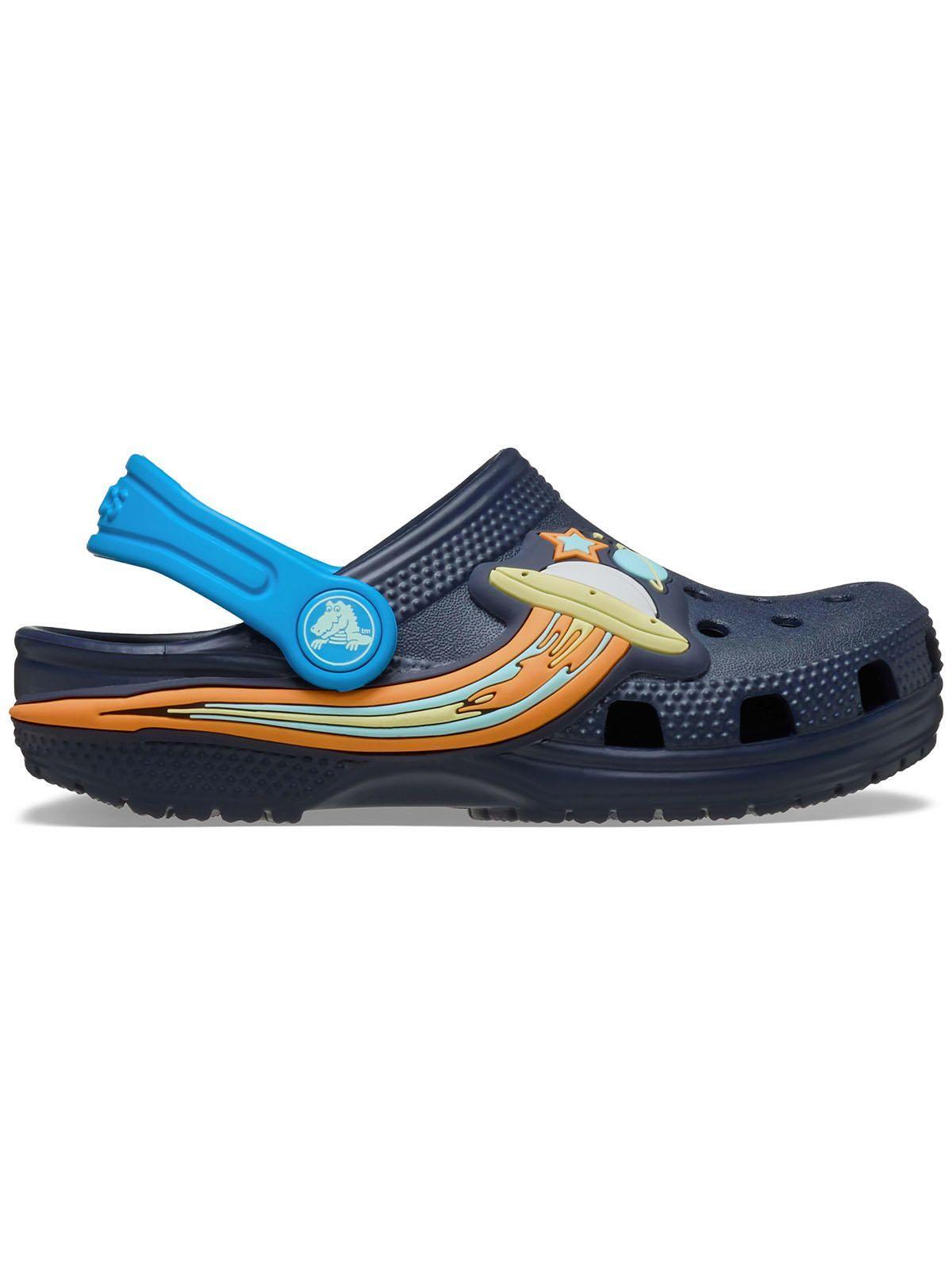 Zueco Crocs Niño Pequeño Classic Espacial T Azul Marino-0