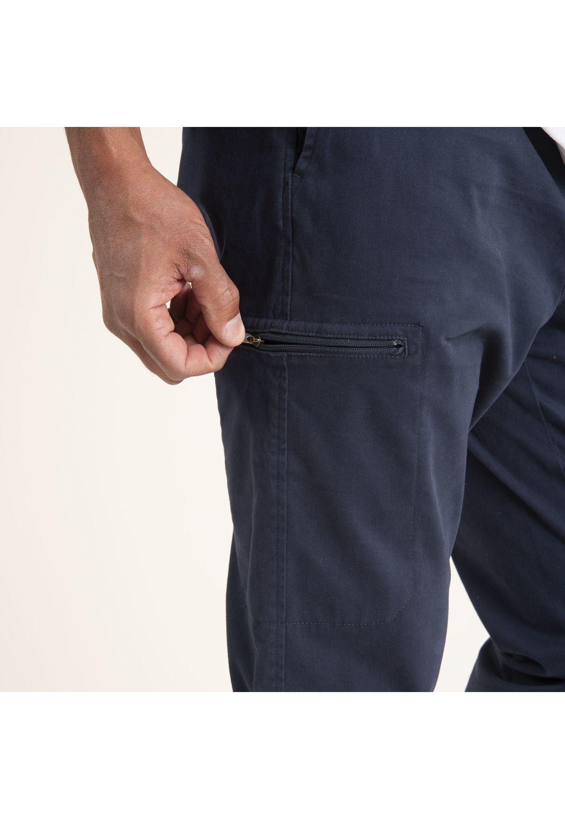 Pantalón Hombre Pocket Azul Petróleo-4