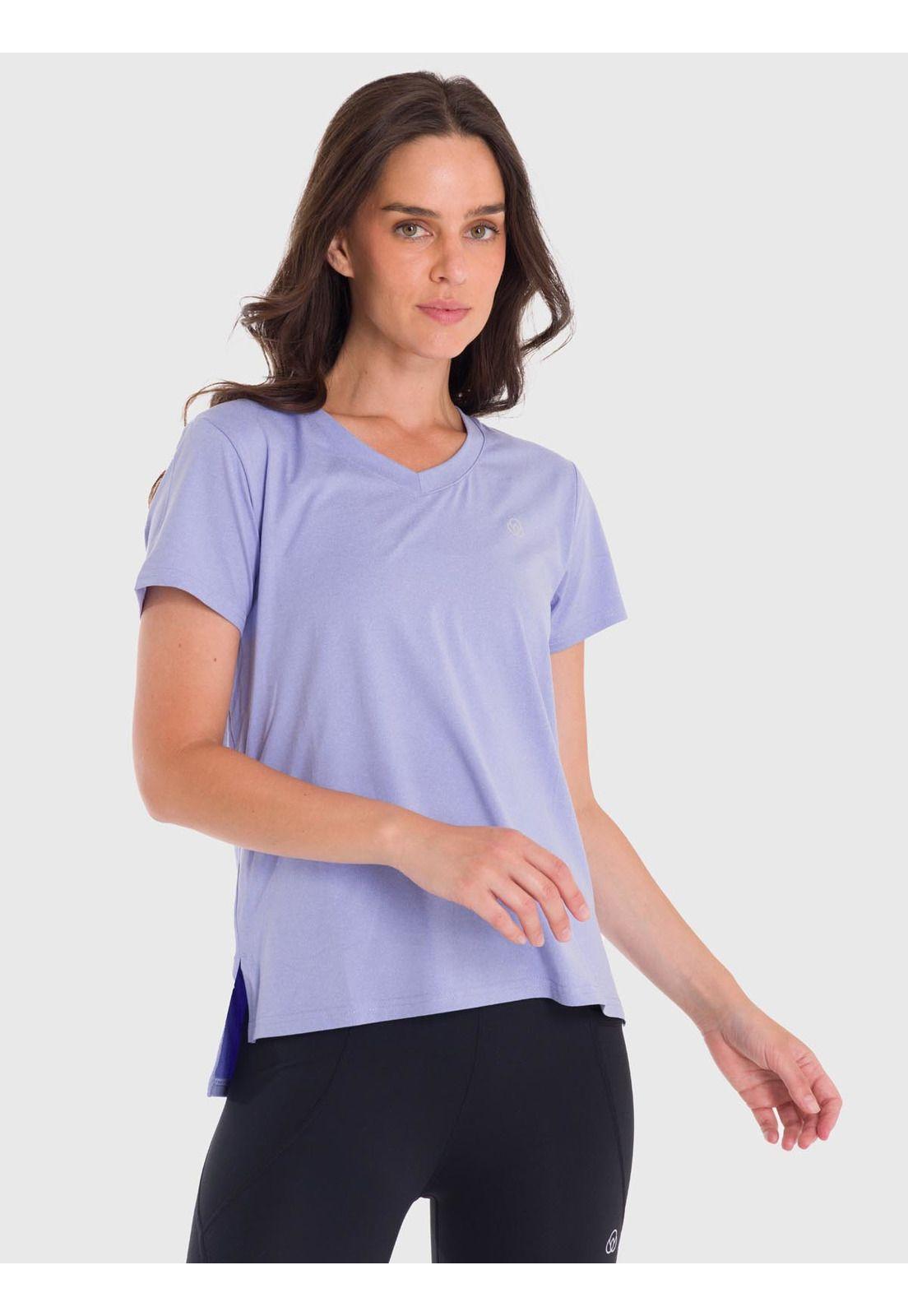 Polera Mujer V-Neck Violeta-3