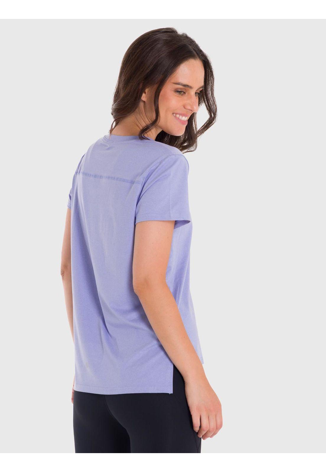 Polera Mujer V-Neck Violeta-4