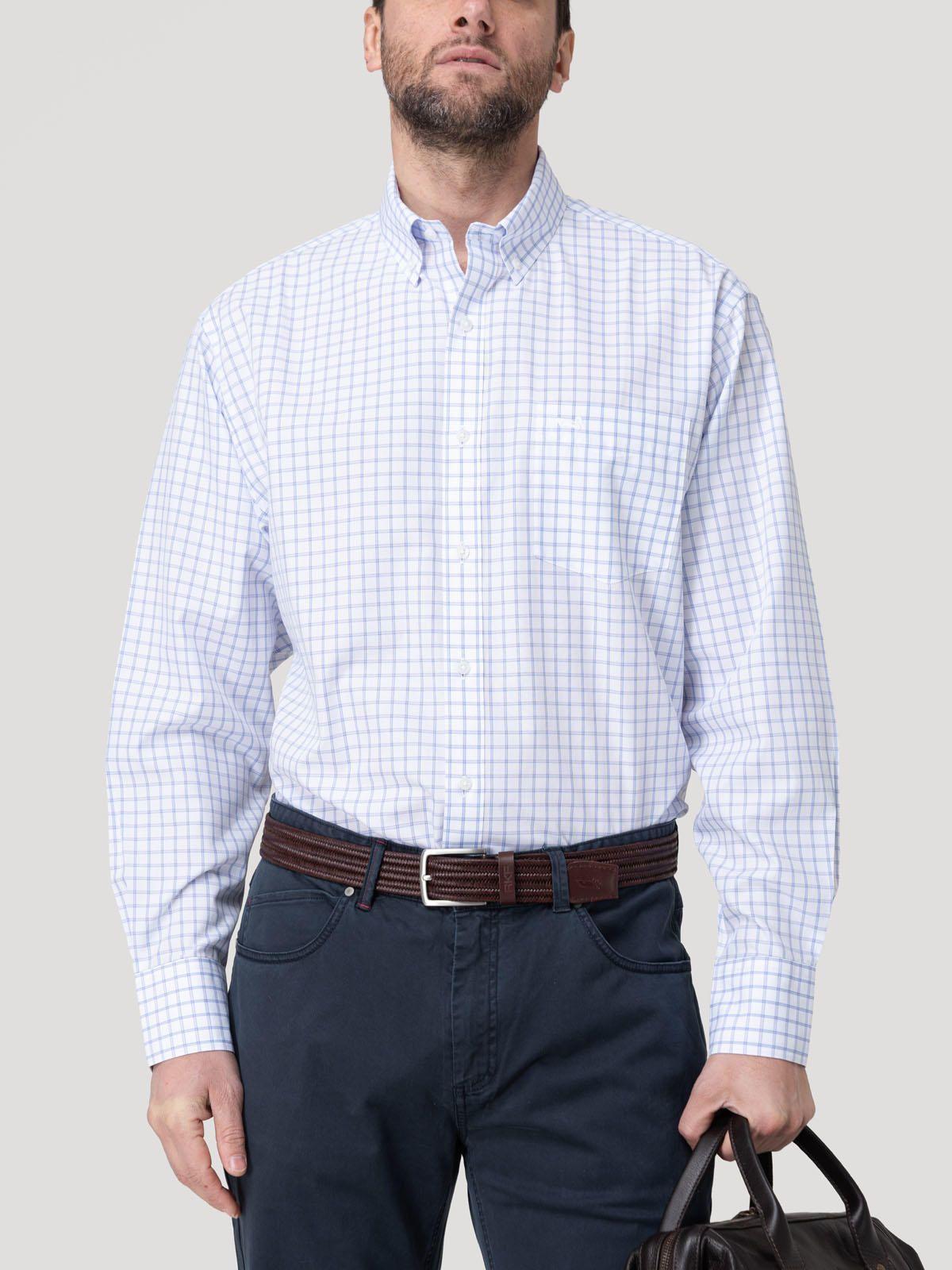 Camisa Cuello Button-Down Hombre Wf Pb Lila-6