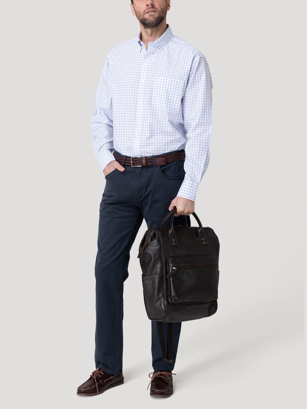 Camisa Cuello Button-Down Hombre Wf Pb Lila-9