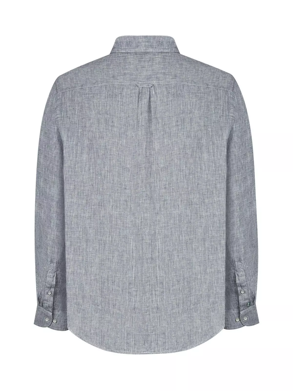 Camisa Lino Orgánico Gris Fantasy Hombre -1