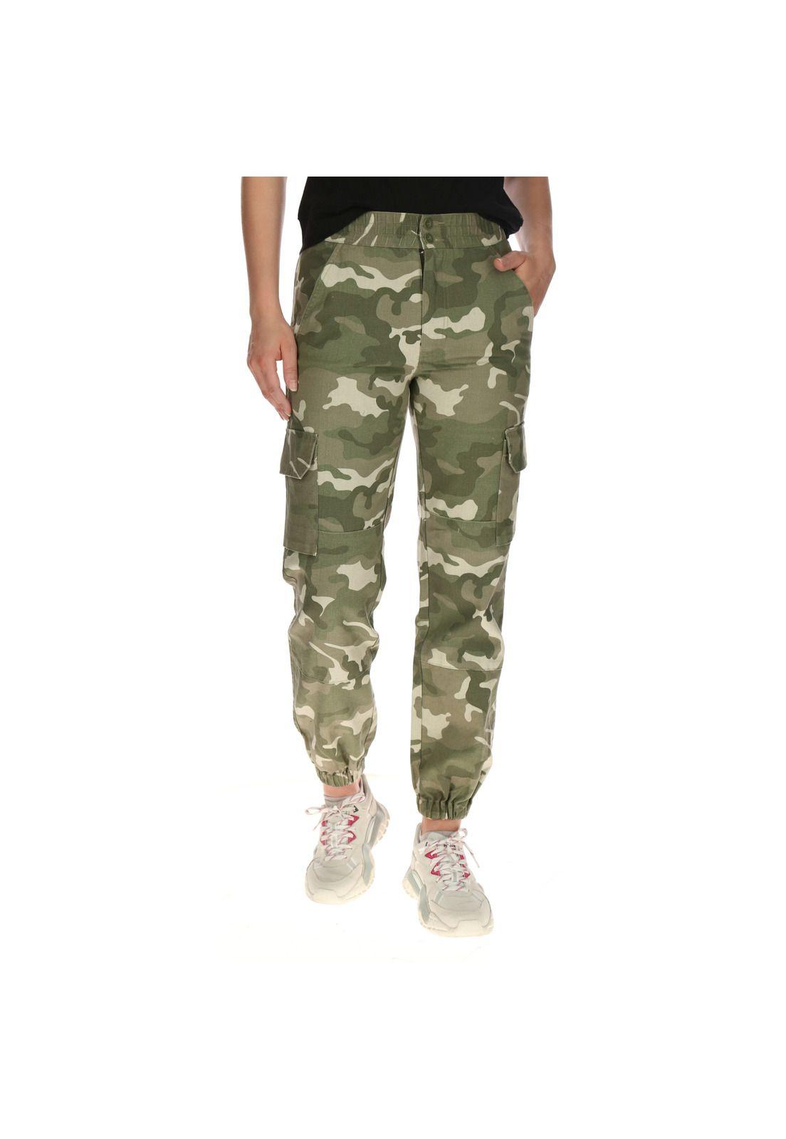 Pantalón Mujer Belinda Jogger Algodón Multicolor-0