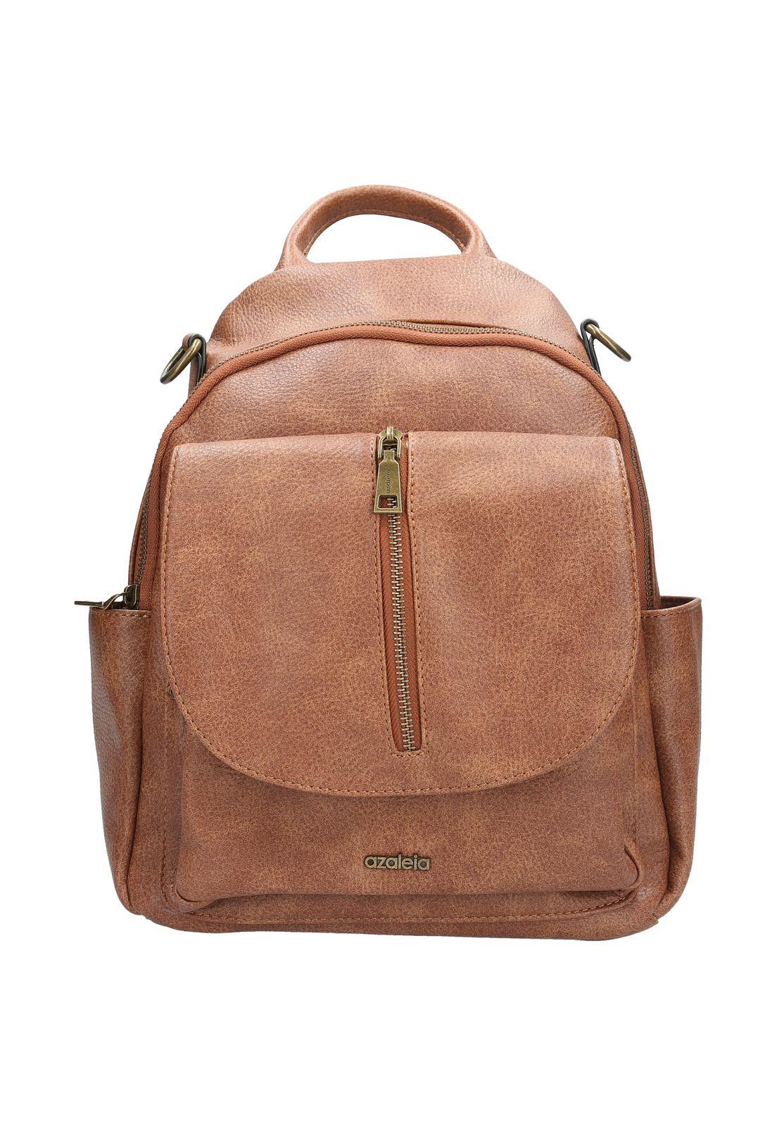 Mochila Convertible Mujer Fanny Backbag Café-0