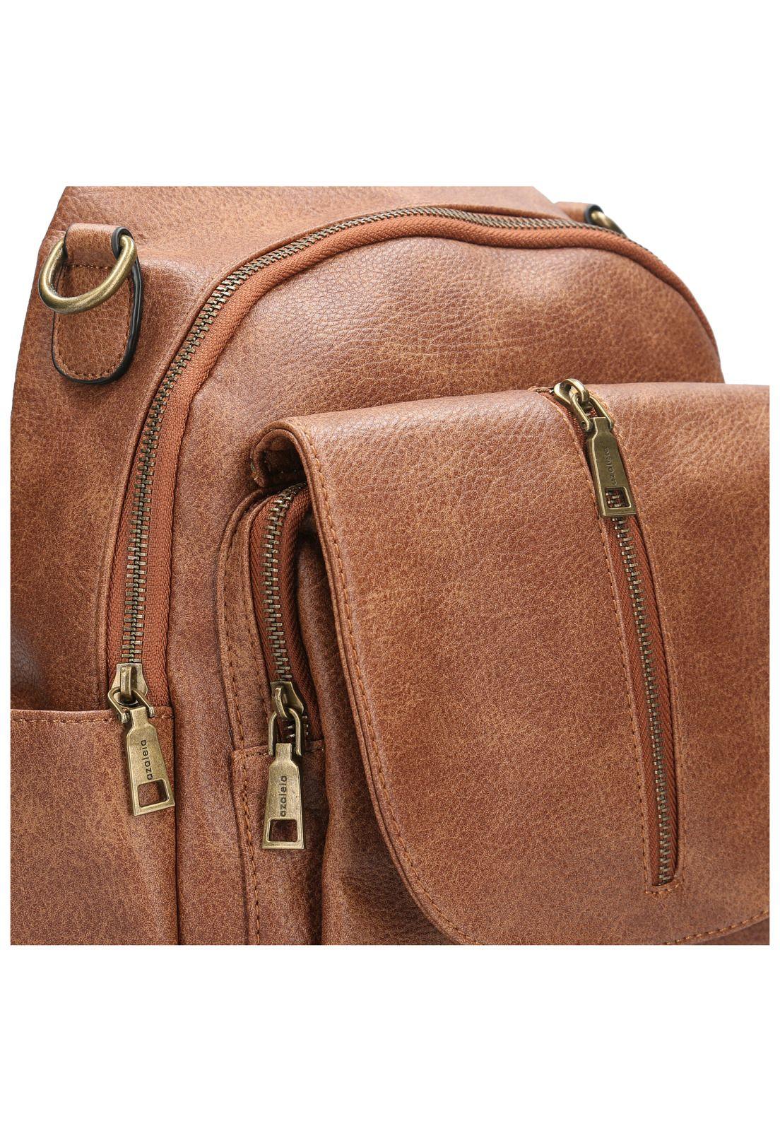 Mochila Convertible Mujer Fanny Backbag Café-2