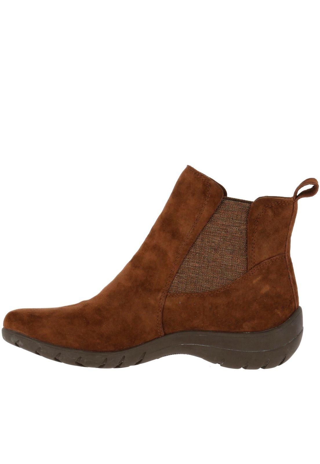 Botin Mujer Cuero Bertel Café-3