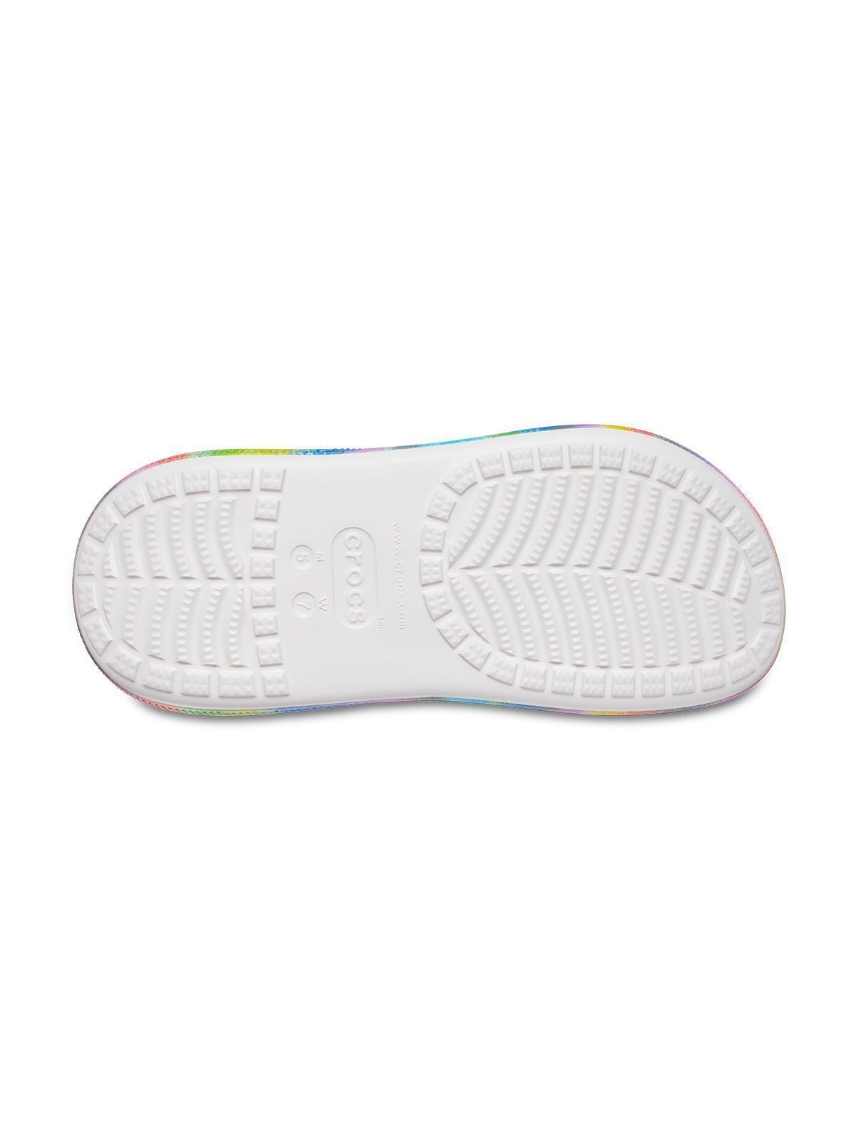 Zueco Crocs Mujer Crush Spray Dye Clog Negro-5