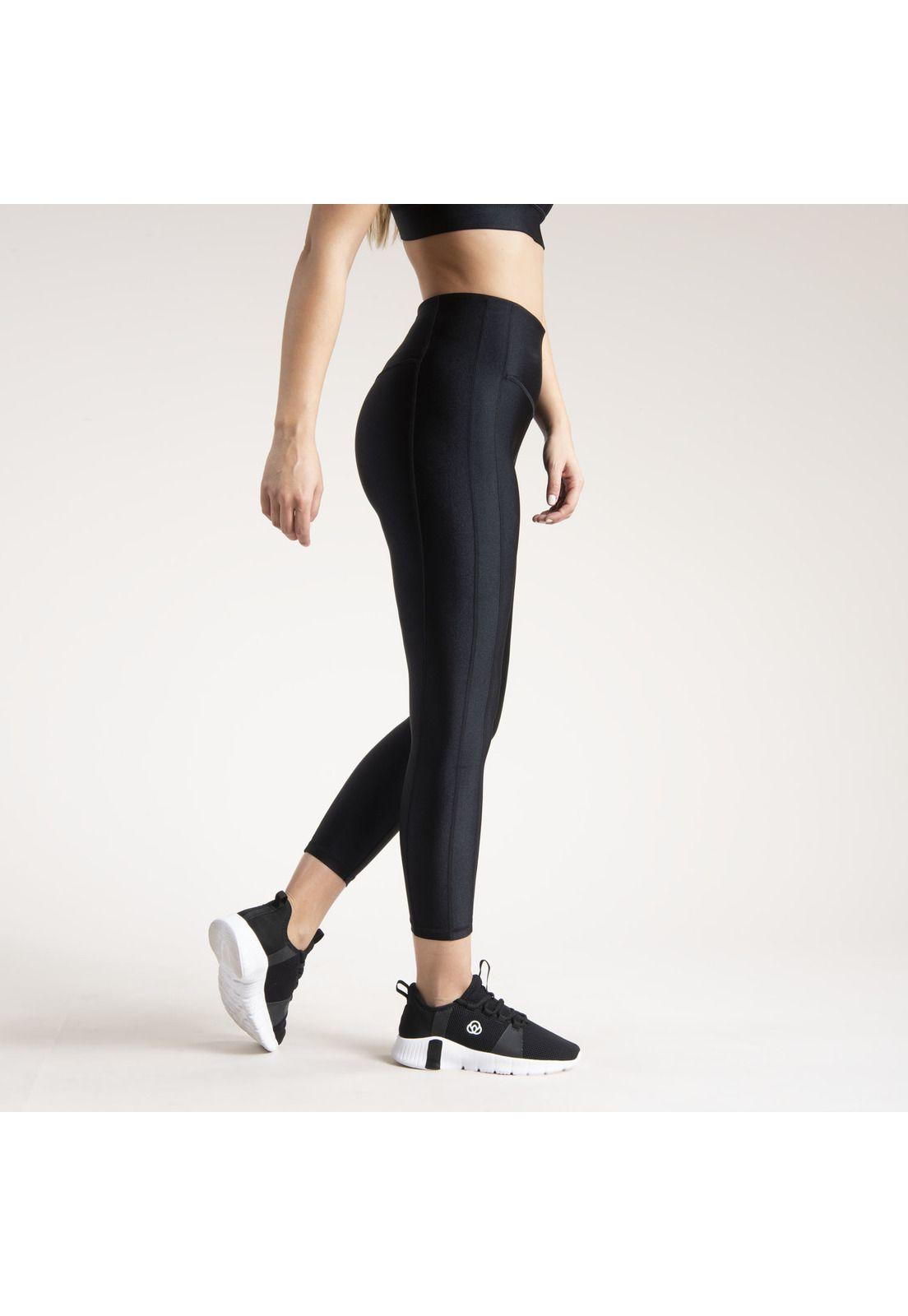 Calza Mujer Praga Anlkle Leg Hi Negro-1