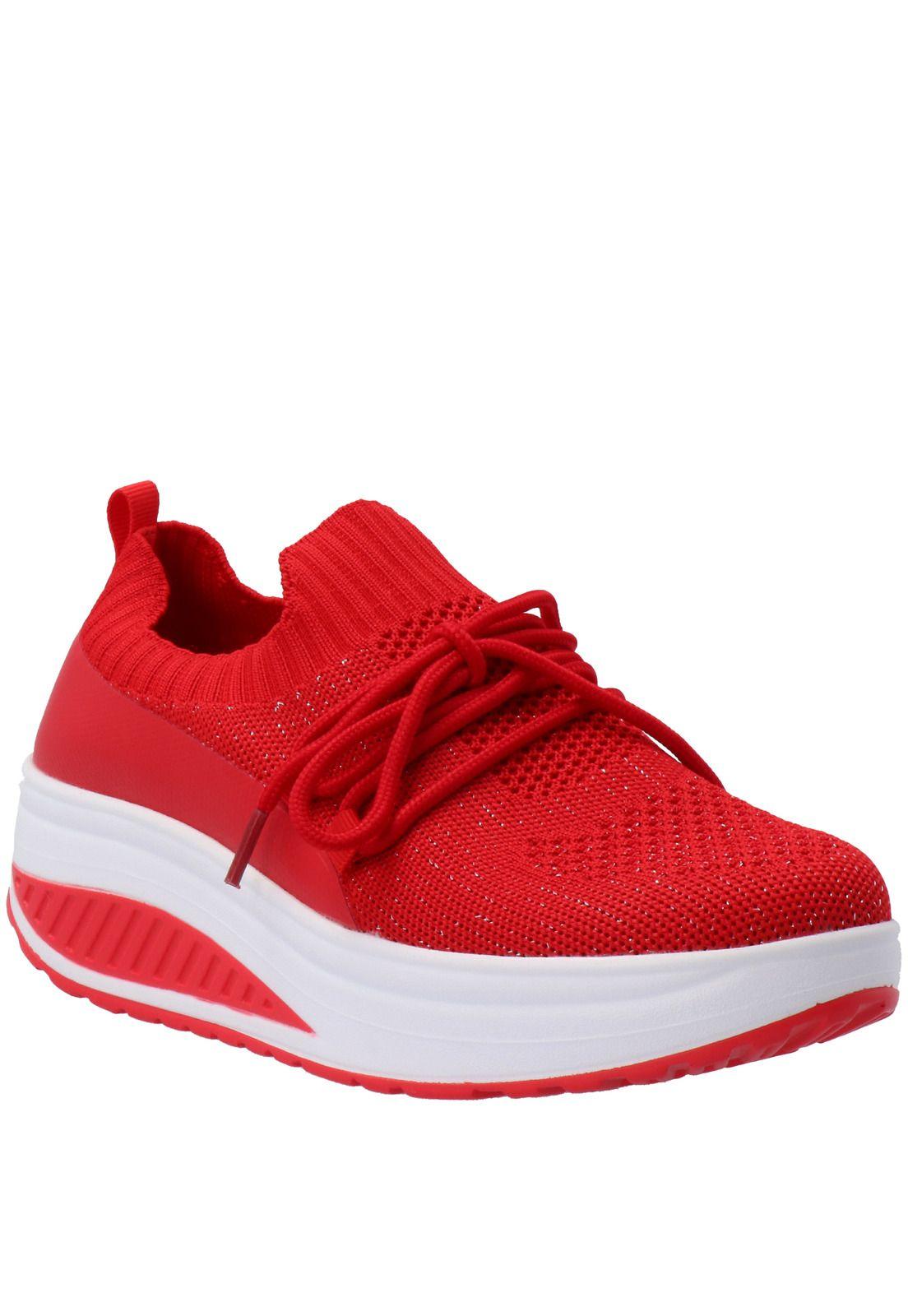 Zapatilla Mujer Yaka Rojo-0