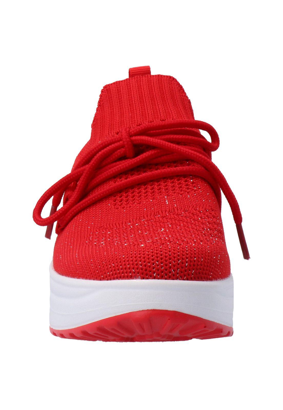 Zapatilla Mujer Yaka Rojo-2