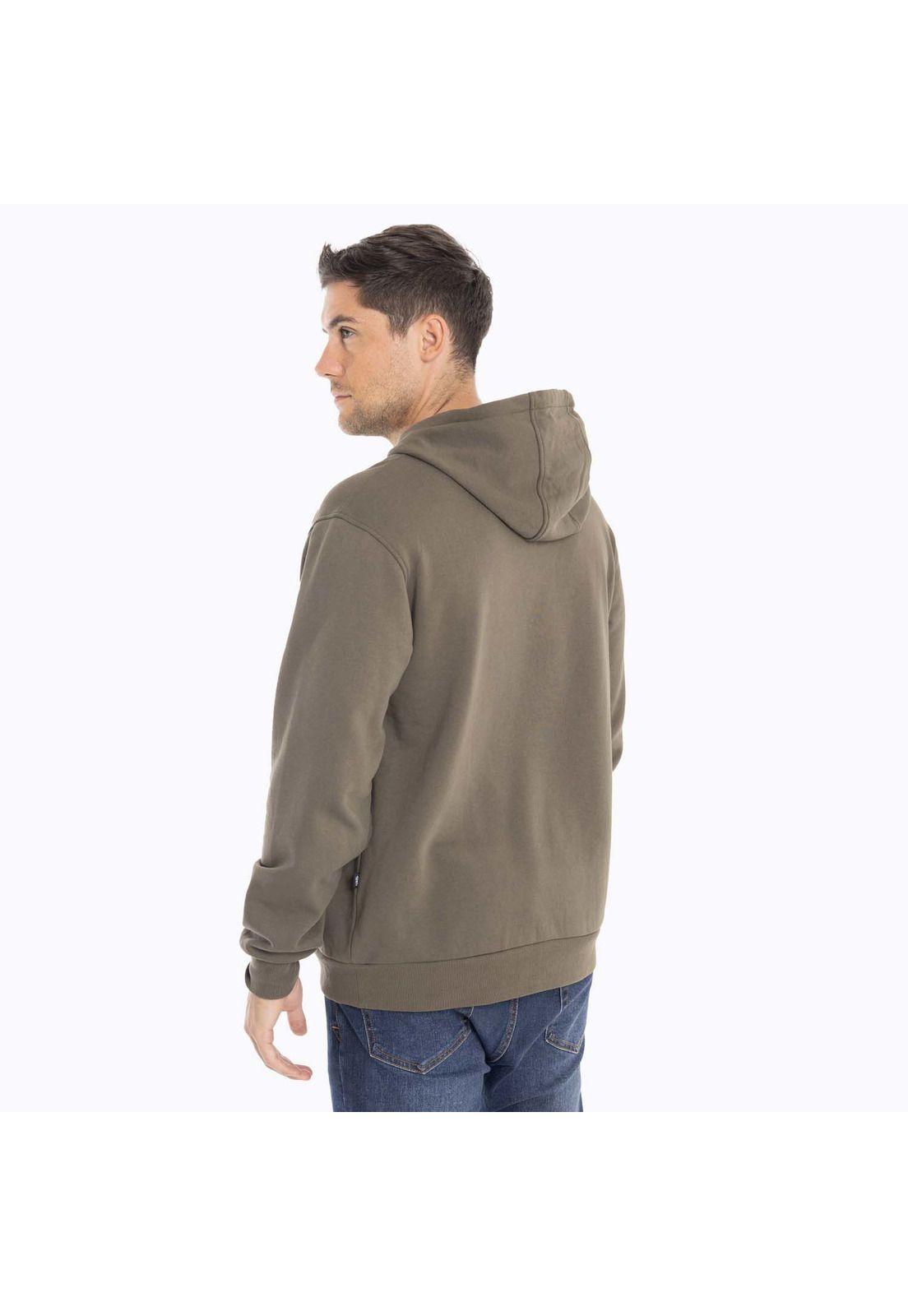 Poleron Hombre Full Zipper Café oscuro Merrell-4