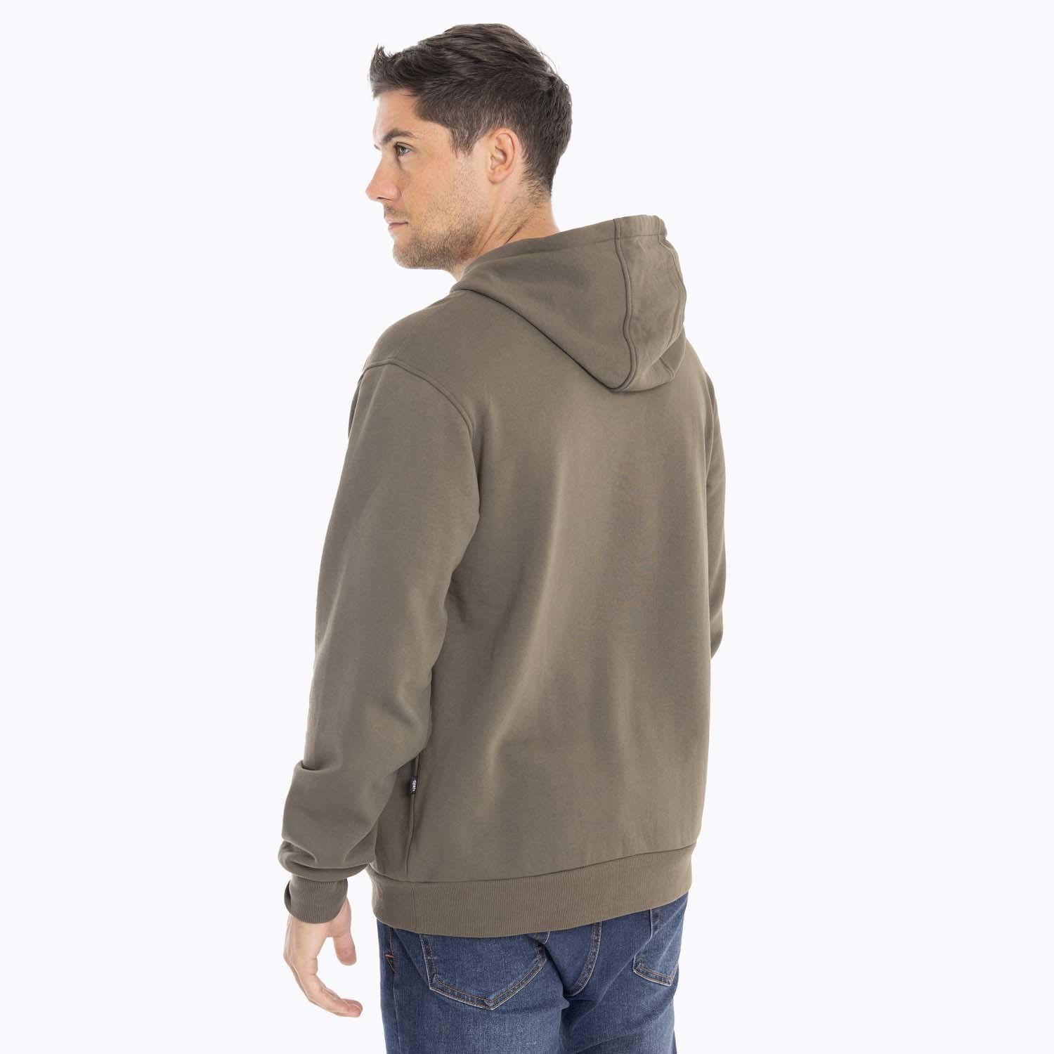Poleron Hombre Full Zipper Café oscuro Merrell-4