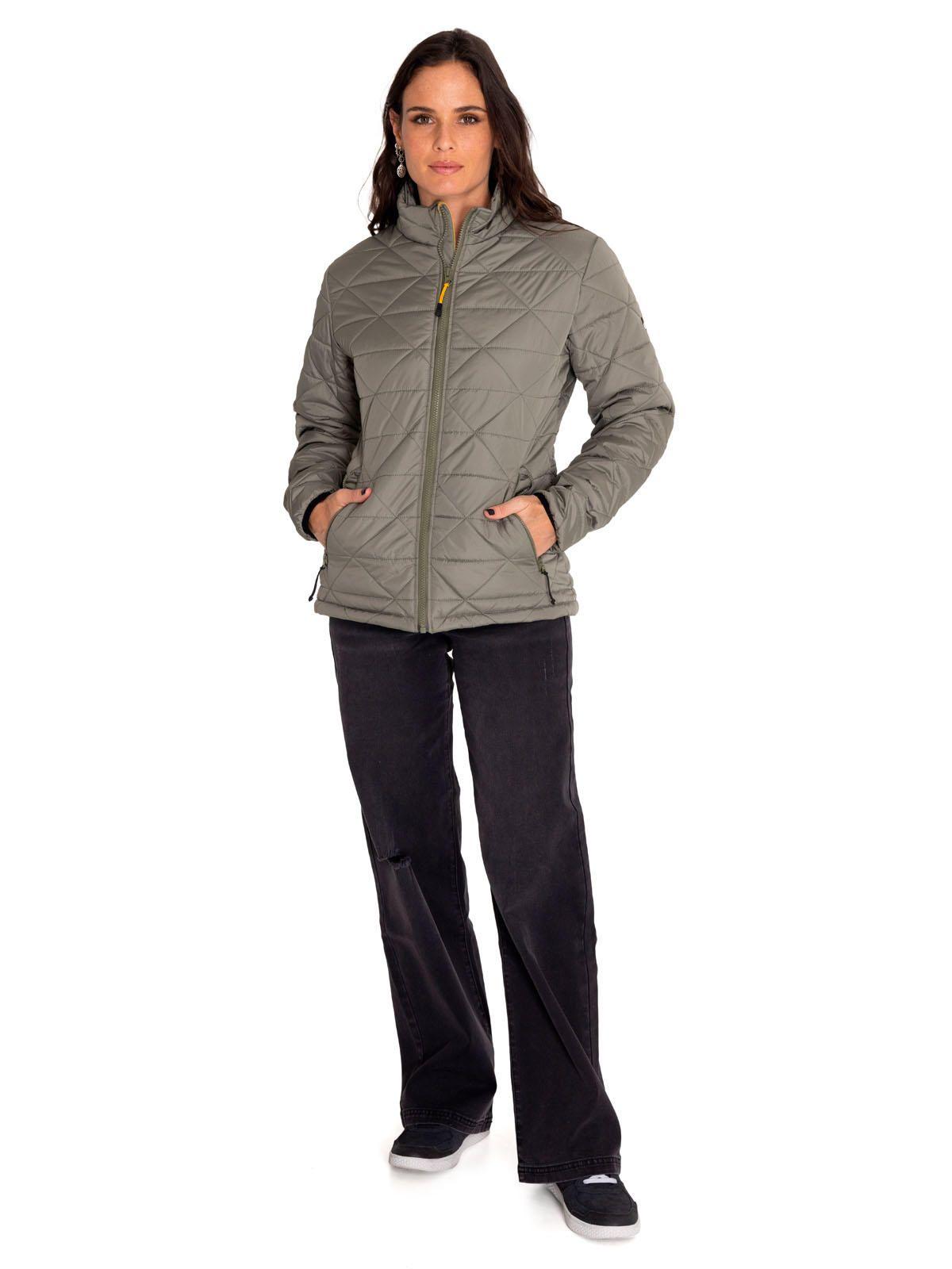Chaqueta Mujer Medium Insulated Quilted Gris-5