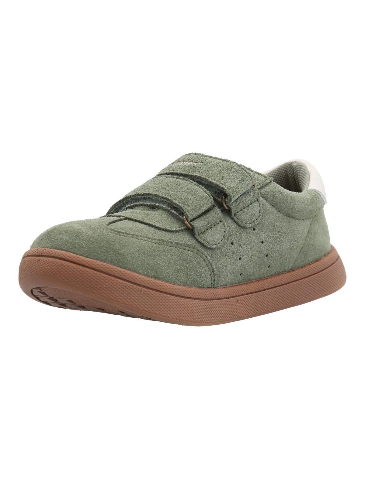 Zapatilla Cuero Clara-K Niño Verde-5