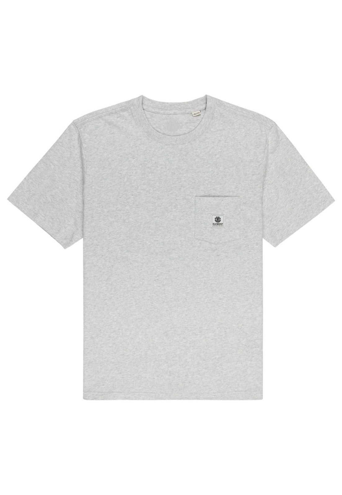 Polera Manga Corta Hombre Basic Pocket Gris-0