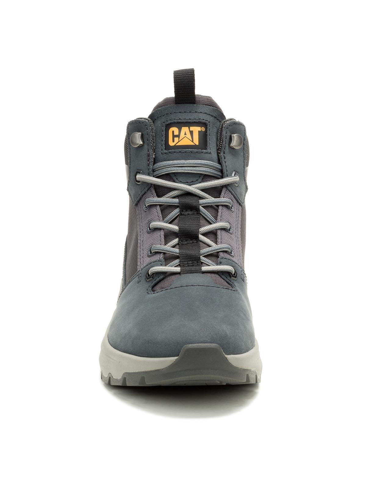 Zapatila Con Caña Hombre Colorado Sneaker Gris-4