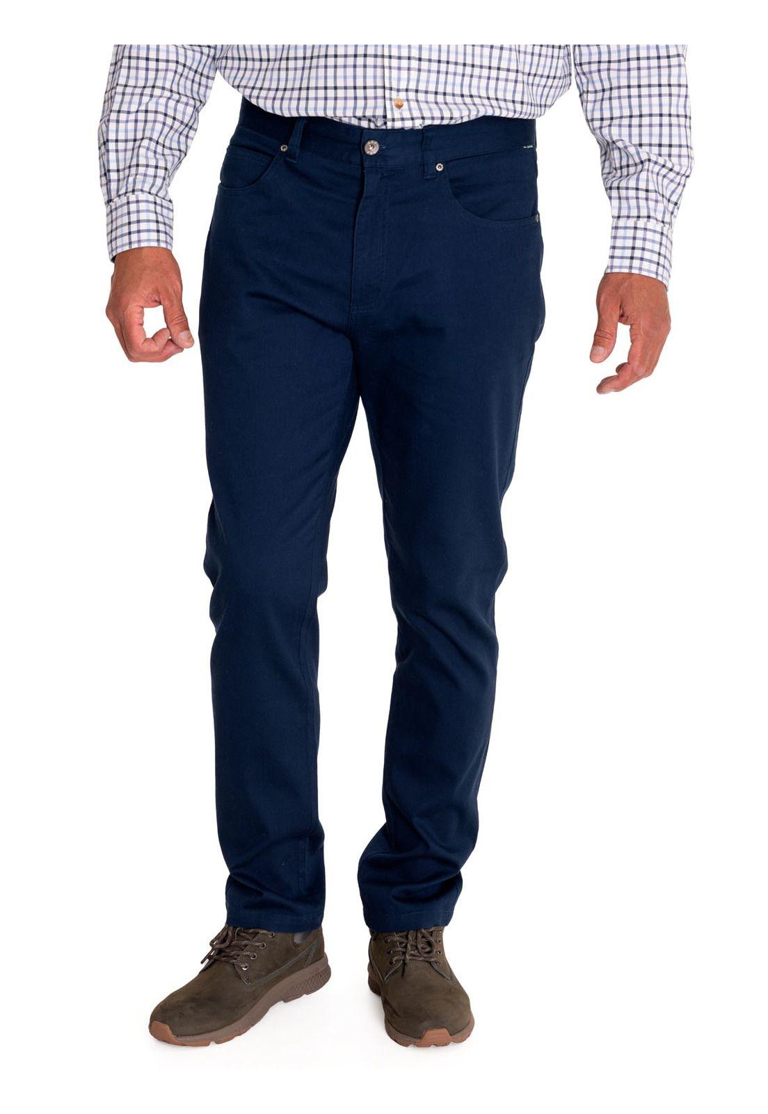Pantalón Natural Flex Hombre Kabul Azul-4
